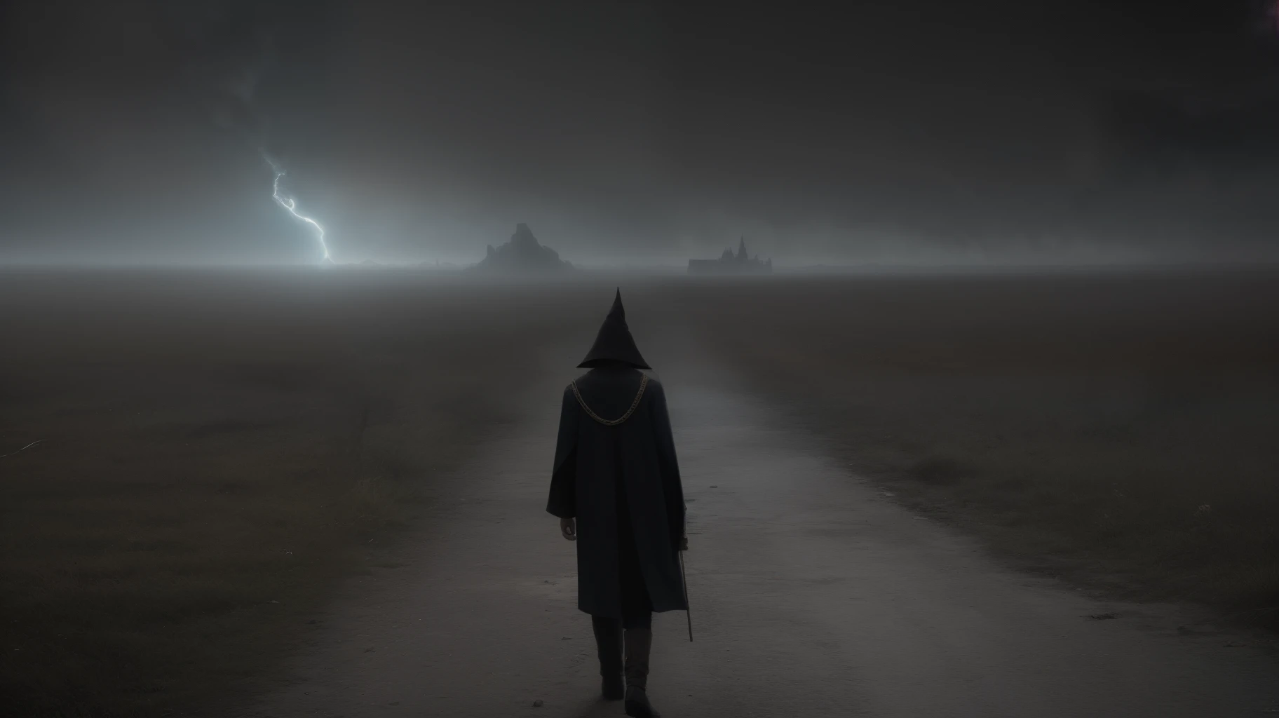 Over time, the human species has lost its intelligence., and as a moral lesson a wizard decided to curse the earth, erasing it from the experience of humans