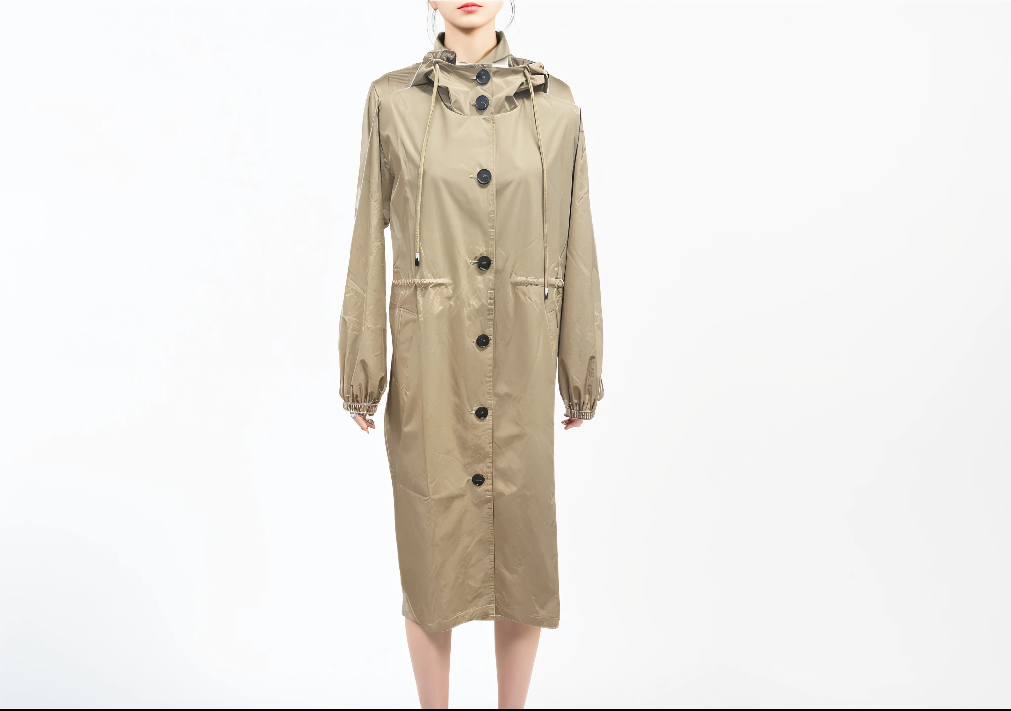 dress a real human model、Studio Background