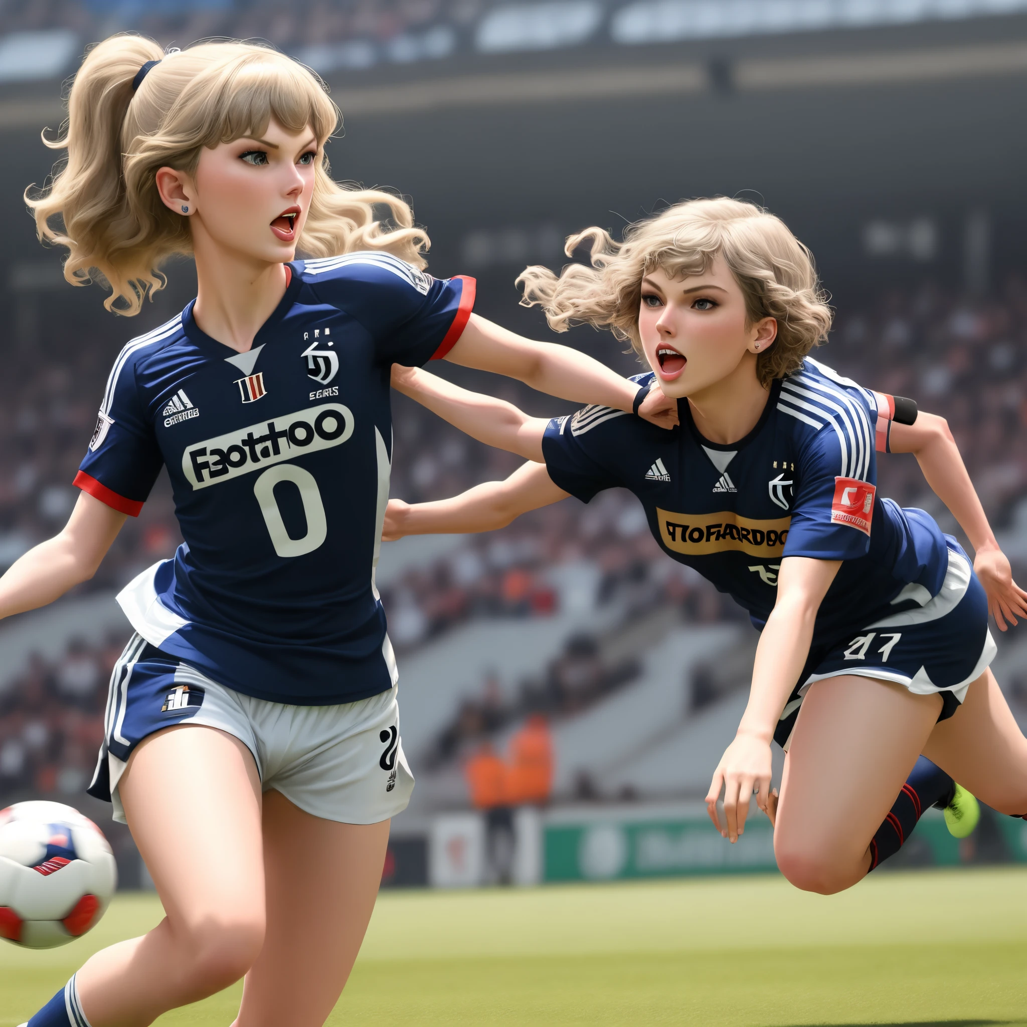 Crie a Taylor Swift como torcedora do Botafogo de futebol e regatas