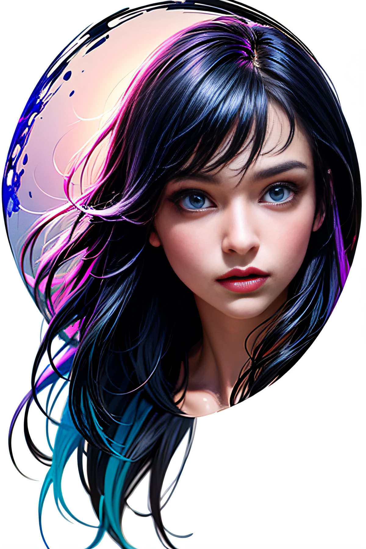 masterpiece, best quality, (extremely detailed CG unity 8k wallpaper, masterpiece, best quality, ultra-detailed, best shadow), (detailed background), (beautiful detailed face, beautiful detailed eyes), High contrast, (best illumination, an extremely delicate and beautiful),1girl,((colourful paint splashes on transparent background, dulux,)), ((caustic)), dynamic angle,beautiful detailed glow,full body, paint splash, detailed Eyes, Blue Eyes. Clear Eyes.