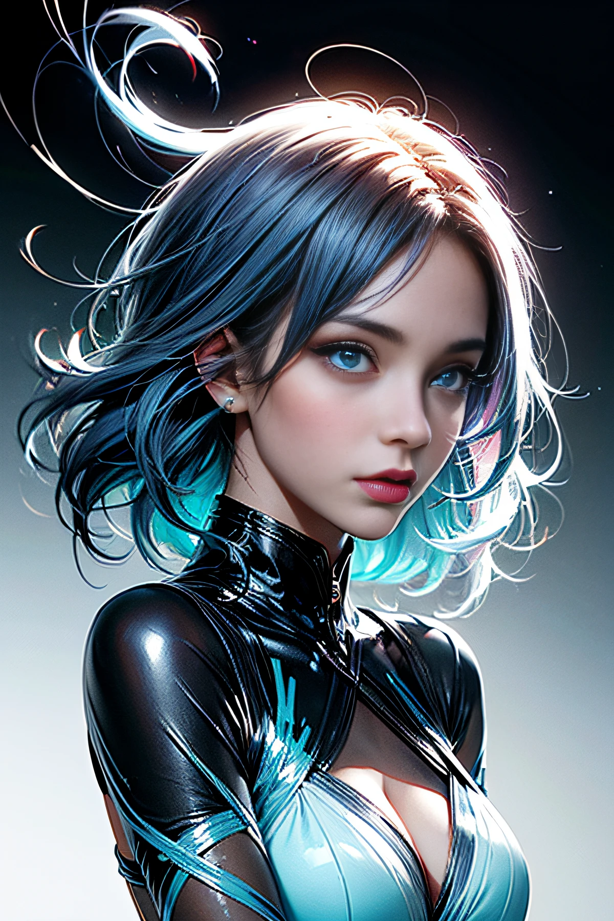 masterpiece, best quality, (extremely detailed CG unity 8k wallpaper, masterpiece, best quality, ultra-detailed, best shadow), (detailed background), (beautiful detailed face, beautiful detailed eyes), High contrast, (best illumination, an extremely delicate and beautiful),1girl,((colourful paint splashes on transparent background, dulux,)), ((caustic)), dynamic angle,beautiful detailed glow,full body, paint splash, detailed Eyes, Blue Eyes. Clear Eyes.