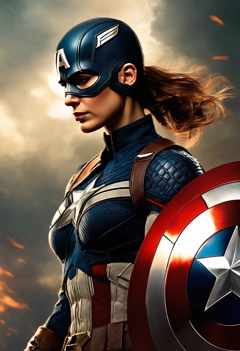 Captain America，femminine，become god