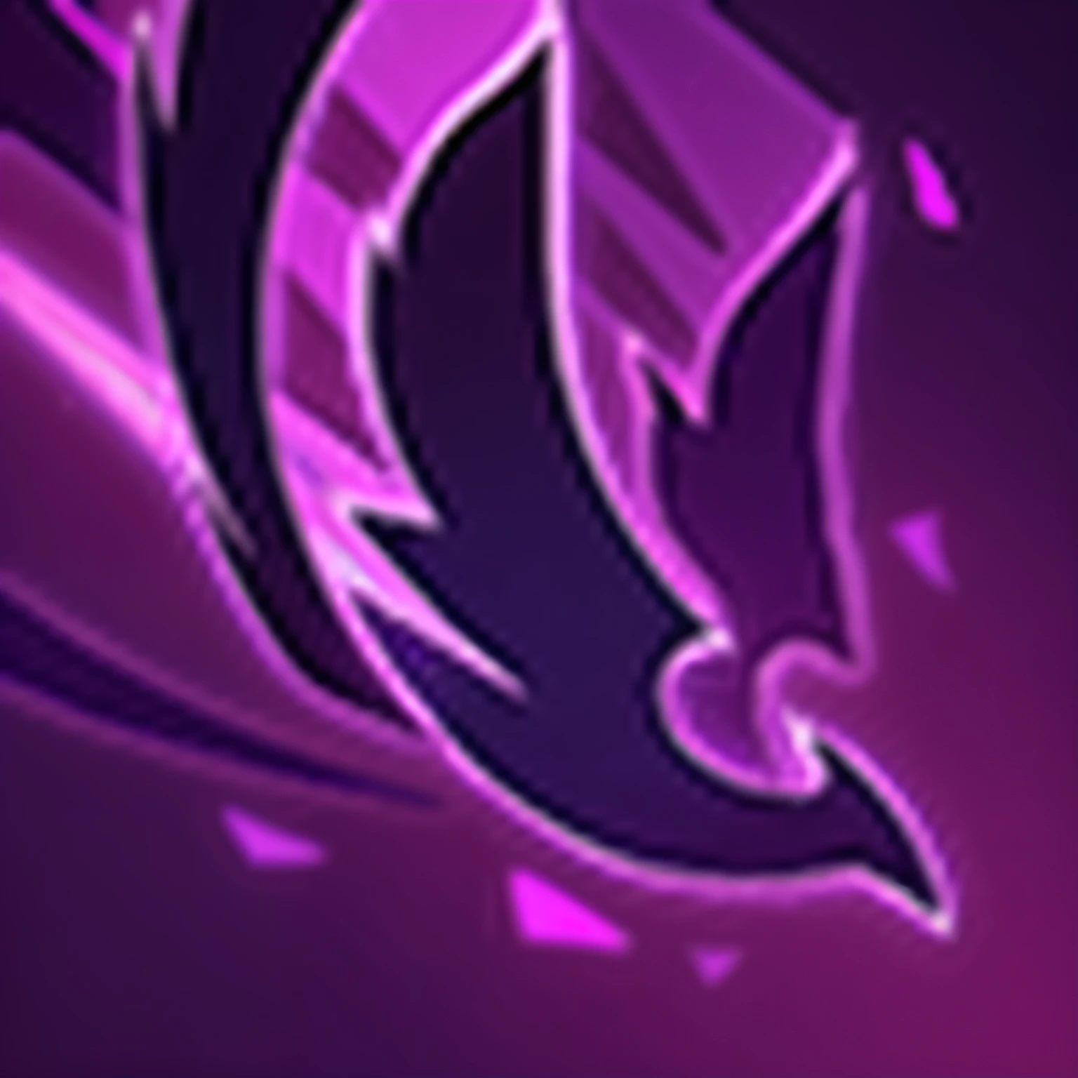 Purple and black crow logo with purple background,, magic spell icon, profile picture 1024px, proper style, lightning mage spell icon, fuchsia skin, leblanc, Purple skin under the armor, Guardian of the Stars, ability image, Smooth purple-red skin