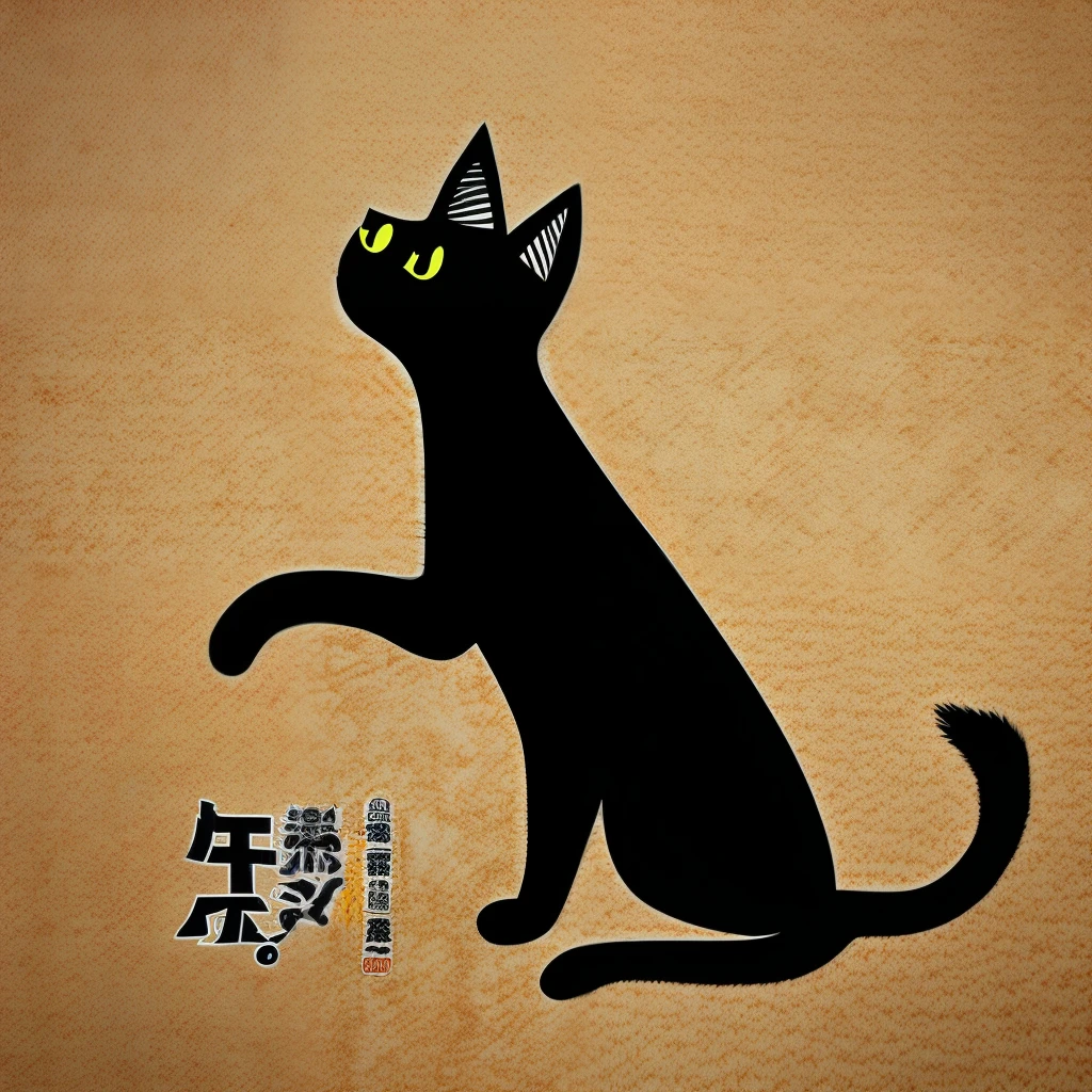 black cat、cute little、adventure