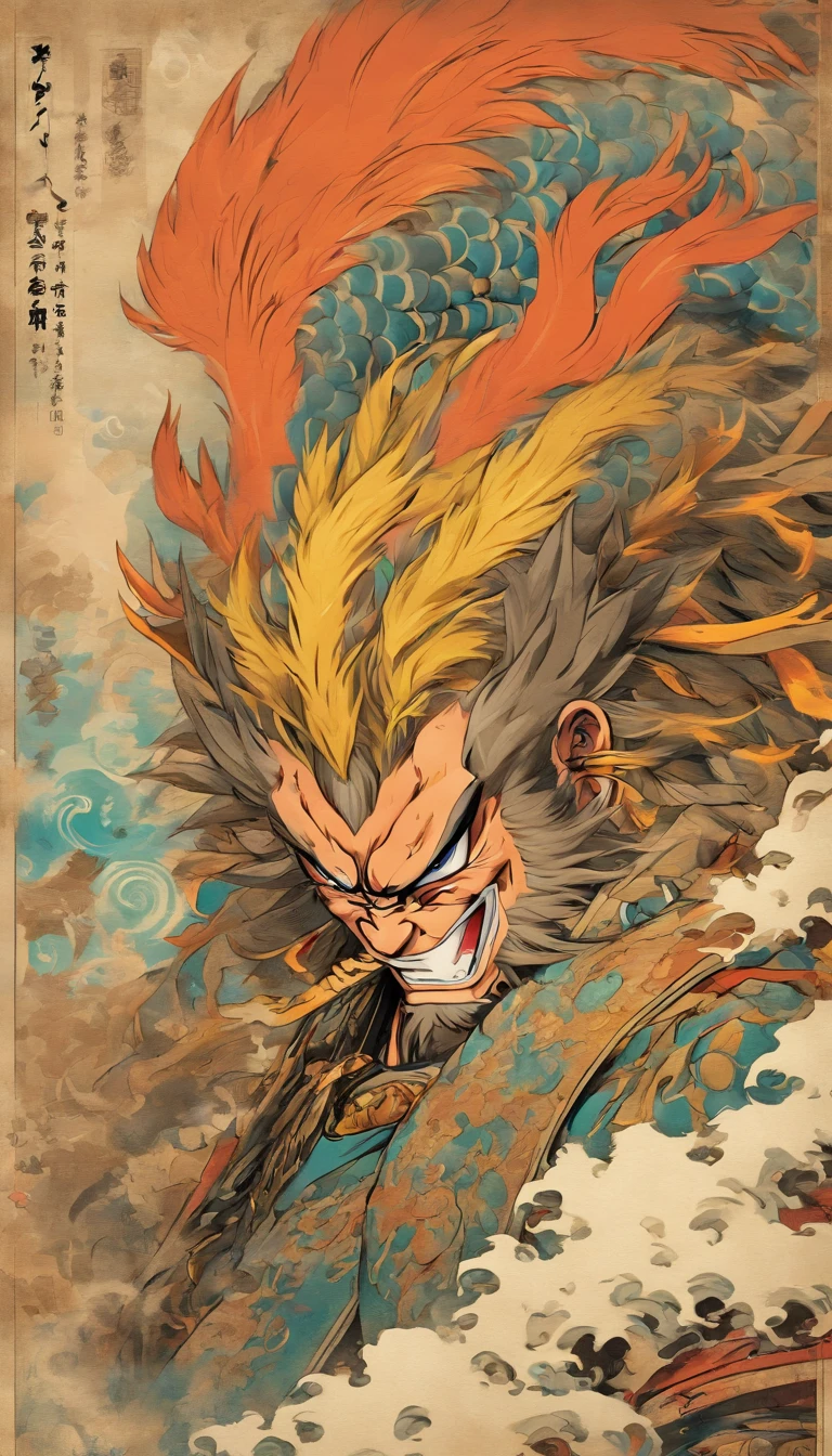 The prompt for generating a high-quality image using Stable Diffusion without adding any prefix is as follows:
"A detailed portrait of the holy divine Kunpeng from Shan Hai Jing, depicted in a flat sketch style on a texture of aged paper. The portrait captures the essence of battle and is set against a backdrop of the vast universe. The image is infused with a punk aesthetic, showcasing elements of Chinese culture. The depiction of Kunpeng should feature intricate details, including its feathers, beak, and imposing presence. The texture of the aged paper should be visible, adding depth and character to the overall composition. The punk aesthetic should be evident in the incorporation of cybernetic or mechanical elements, giving Kunpeng a distinct futuristic and mechanized appearance. The image should be of the highest quality, ensuring ultra-detailed rendering and a photorealistic portrayal. The color palette should be carefully selected to enhance the overall atmosphere, with a focus on vibrant and vivid colors. The lighting should accentuate the details and create a dramatic effect, casting shadows and highlighting the features of Kunpeng."
Please note that the prompt consists of a single line without any punctuation or explanations.