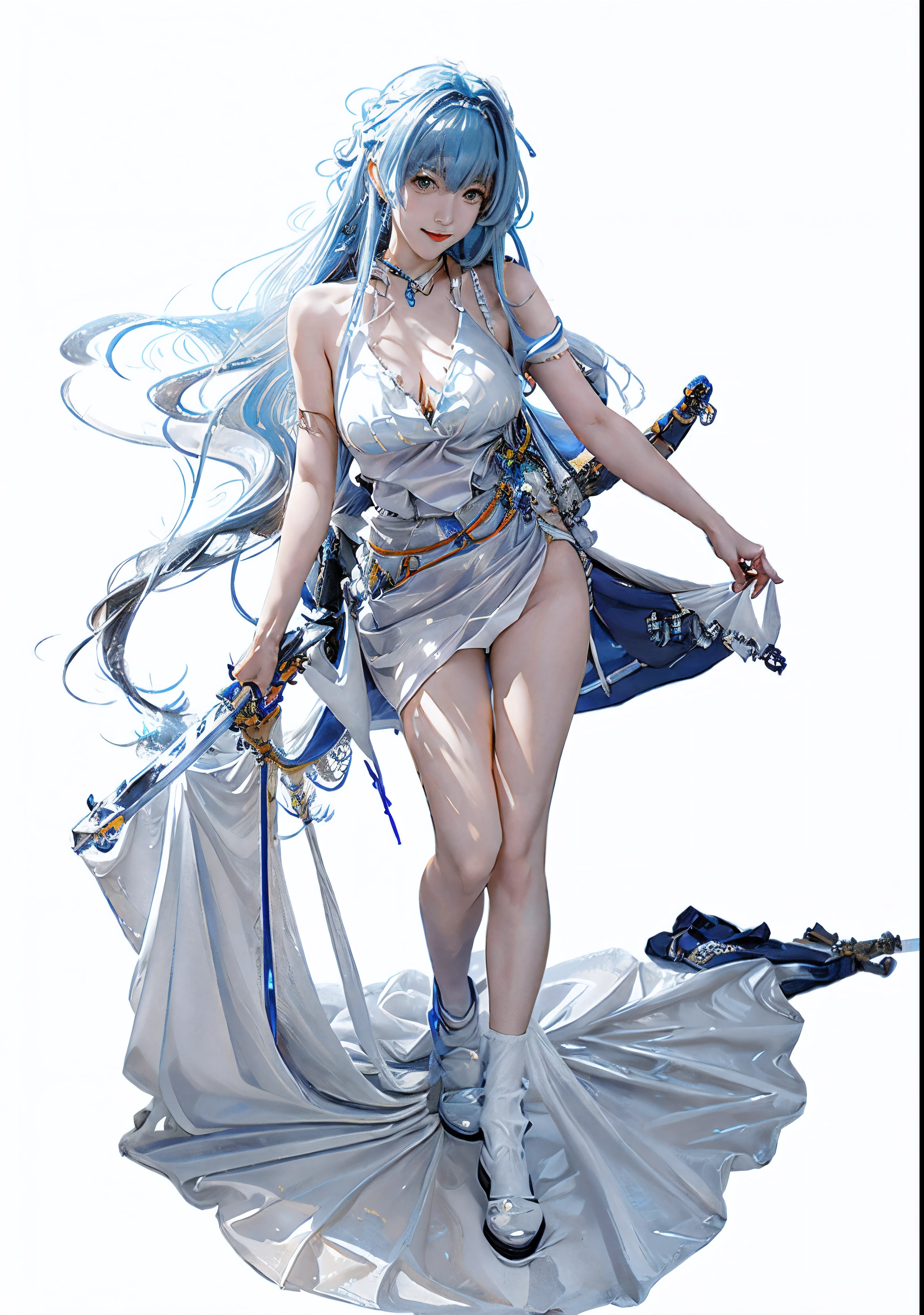 ((Above the shoulder,facial closeups)), Bigboobs, looking at viewert, surrealism, Ghibli-like colors, Ghibli-like colors, anime big breast, Standing painting, angle of view, foreshortening, foreshortening, 8K, Super detail,Women have full breasts and blue hair,hentail realism, shadowing,,character sheets, reference sheet, Standing painting, 8K, Super detail, 1080p, Women's HD,femele, 16k, A high resolution, Best quality, High quality, Anatomically correct, Masterpiece, ccurate, hyper HD,As graceful as a swan,unreal-engine, Ghibli-like colors, anime big breast, Standing painting, angle of view,battle armor,ssee-through,Lace skirt