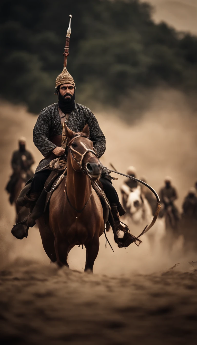 islamic forces、cavalry with bow、