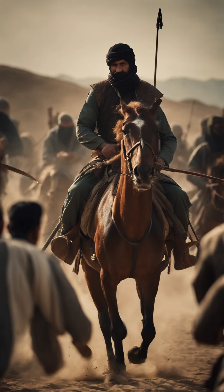 islamic forces、cavalry with bow、