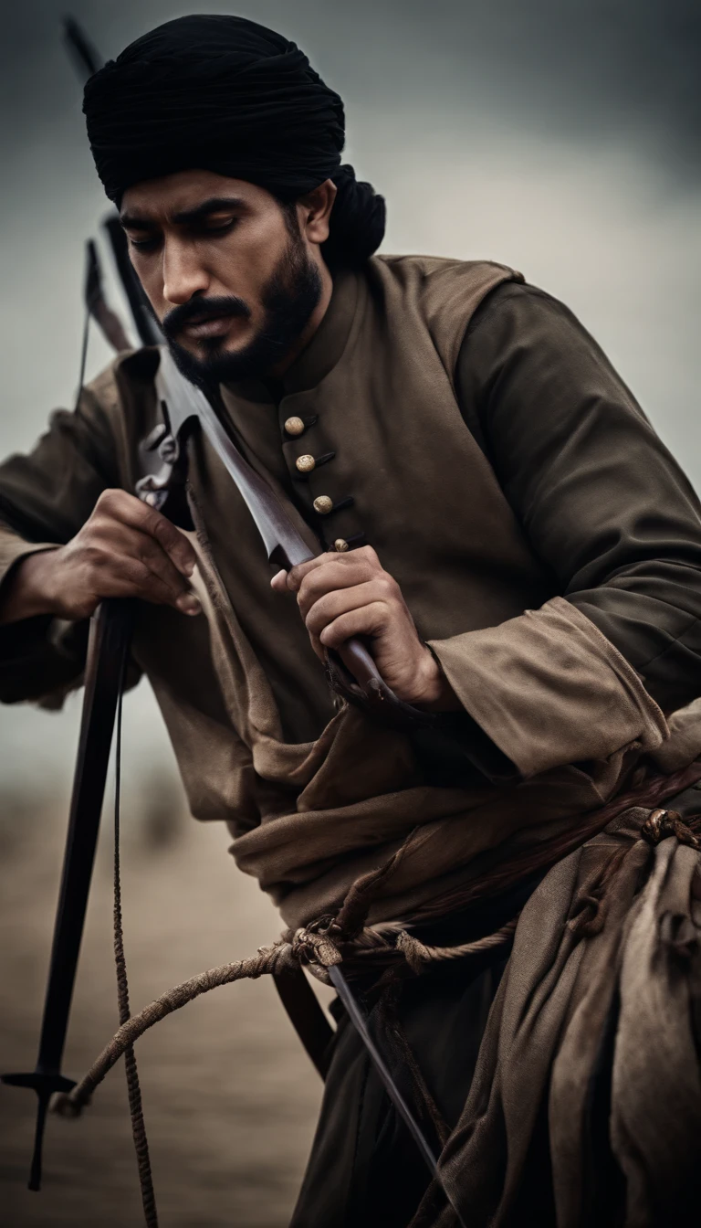 islamic forces、cavalry with a bow、