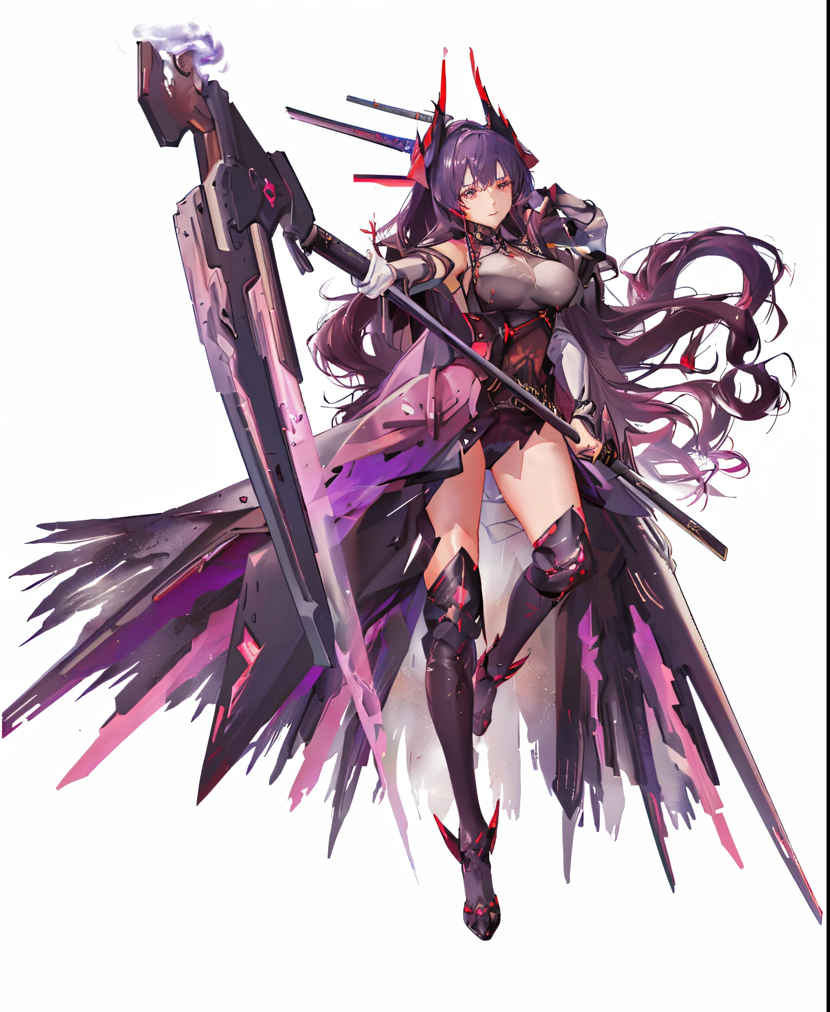 a close up of a woman with a sword and a sword, shalltear bloodfallen, ayaka genshin impact, ayaka game genshin impact, shalltear from overlord, from arknights, katana zero video game character, noire, genshin impact character, cushart krenz key art feminine, from the azur lane videogame