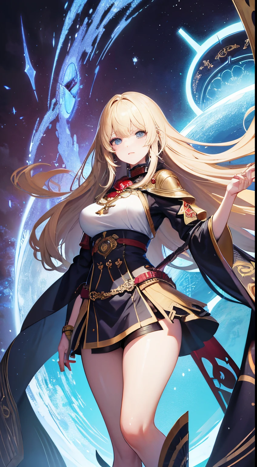 best quality, masterpiece, highres, solo, {night:1.10}, {starry sky:1.10}, beach, beautiful detailed sky, {extremely detailed background:1.20}, {viviana_arknights:1.15}, {standing:1.10}, looking at viewer, {bikini:1.30}, long_hair, animal_ears, blonde_hair, deer_ears, bangs, ears_through_headwear, blue_eyes, breasts, cape, hooded_cape, hair_between_eyes, white_cape, smile, large_breasts, very_long_hair, light smile