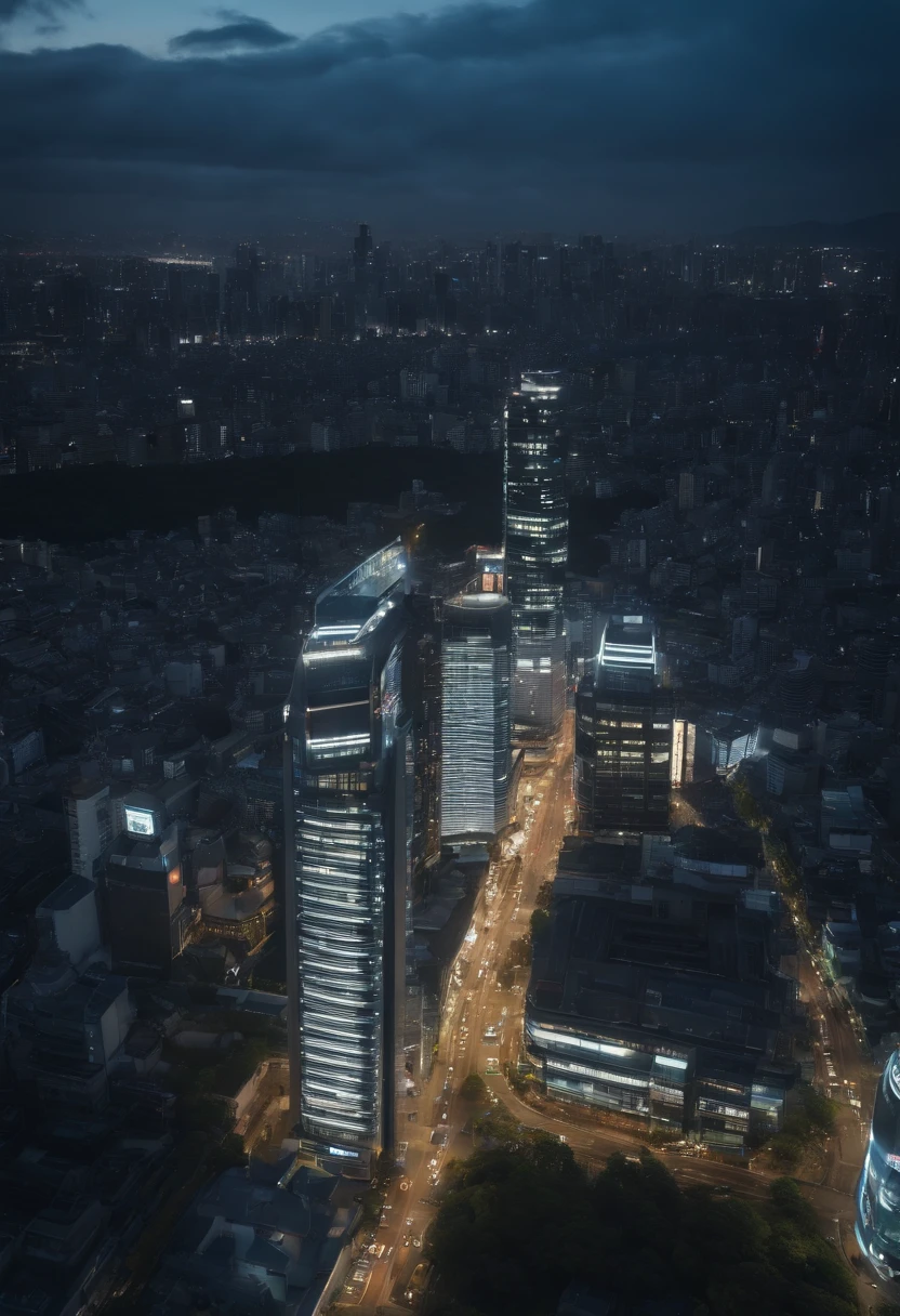 Ikebukuro of the future、Skyscraper、Sunshine City、Shooting from the sky with a drone、Newly built Sunshine 60
