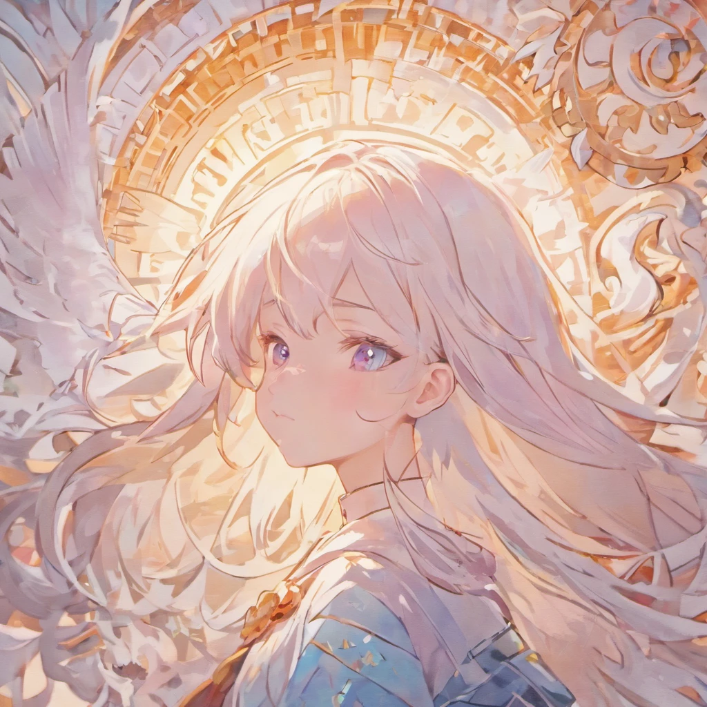 (White background:1.4),(Silhouette of a girl's head, Eyes closed, colorfull long hair, Oriental elements),(Chinese illustration:1.3,paper art:1.3, Quilted paper art:1.2),( reasonable design, Clear lines, High sharpness,Best quality, Very detailed, Masterpiece, movie light effect, 4K )