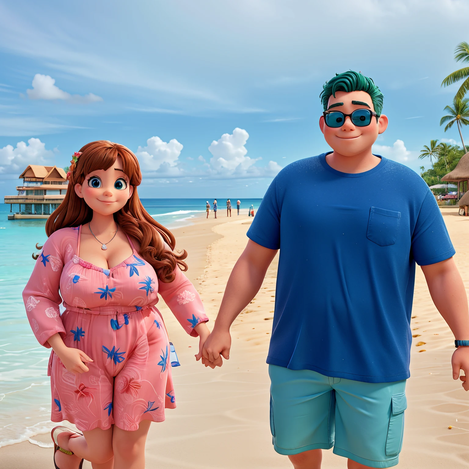 they are walking on the beach holding hands, standing on a beach in boracay, vacation photo, facebook post, bbwchan, standing near the beach, couple, standing at the beach, on beach, happy couple, posing on a beach with the ocean, at the beach, at a tropical beach, at a beach, in the beach