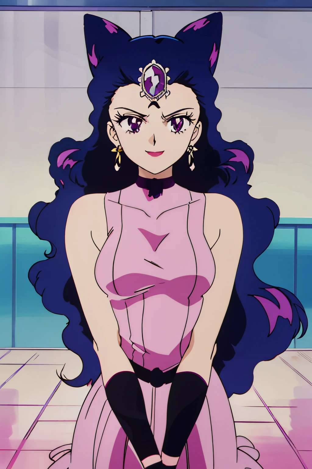 1girl, solo, facing viewer, looking at viewer, upper body, smile, KOAN