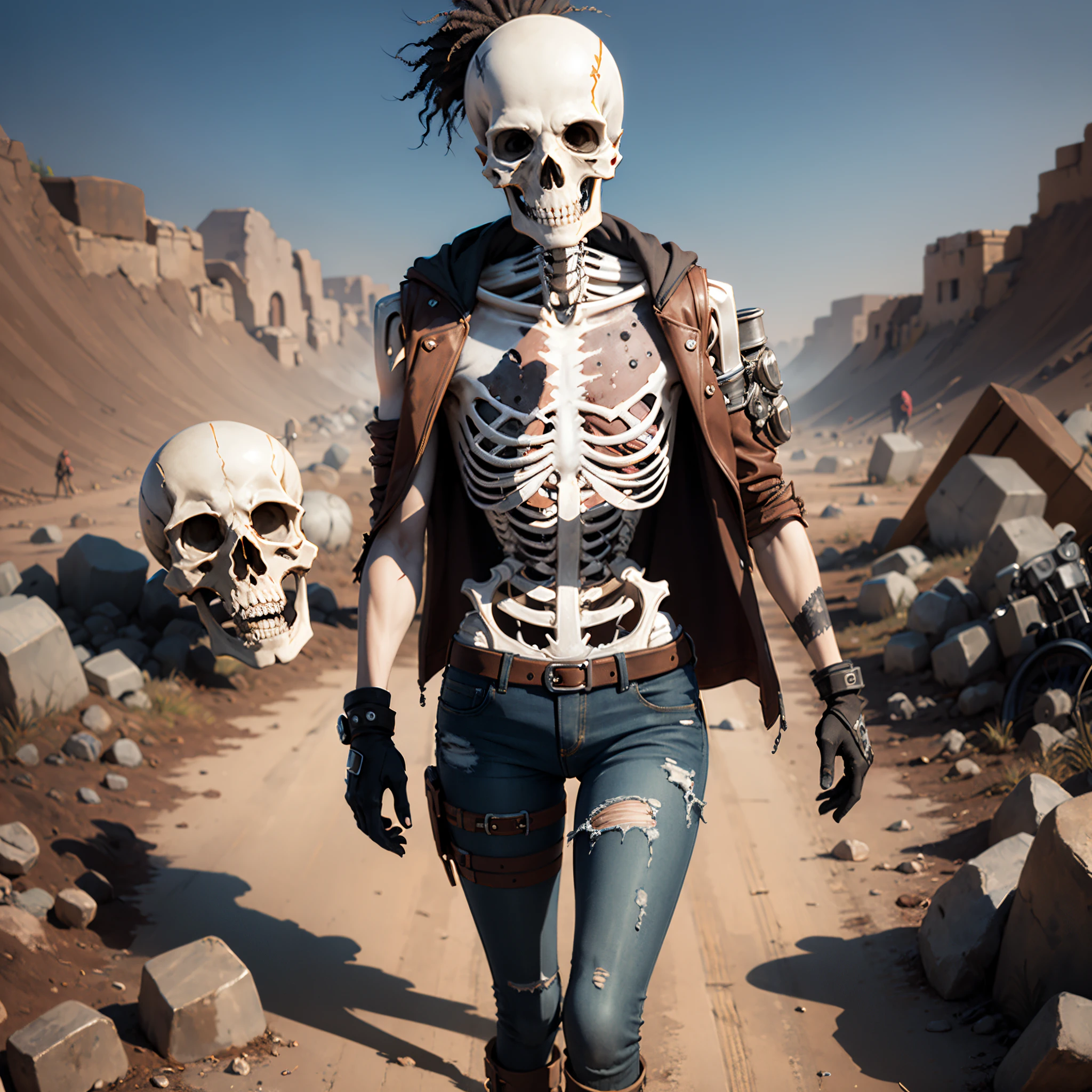 Wasteland Skeleton Harley