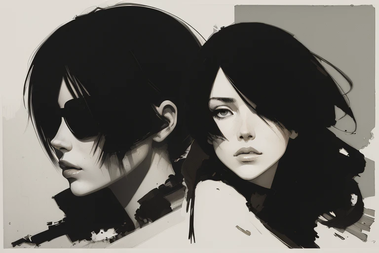 (style of ashley wood), female