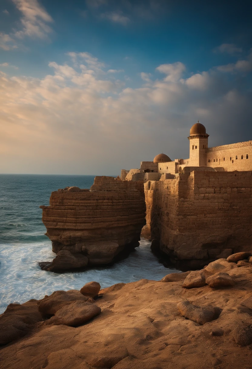 Raise the staff high, stretch out your hand towards the sea, and divide the sea in two. Then the people of Israel will be able to pass through the dry place in the sea.