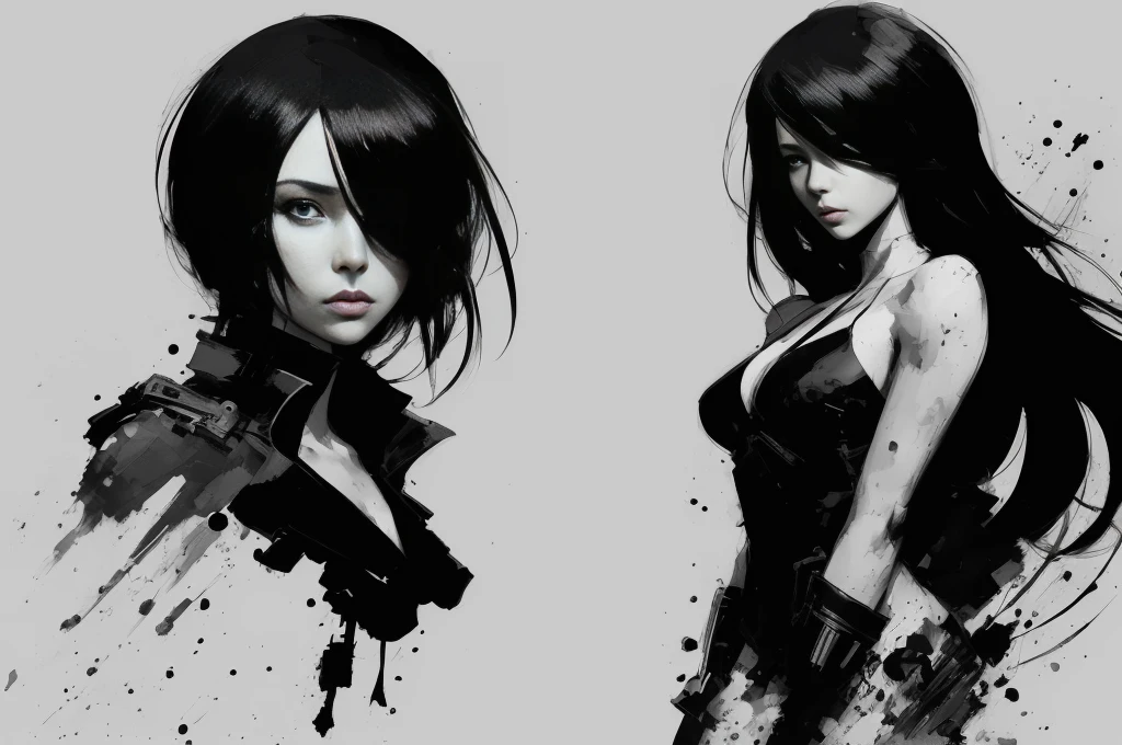 (style of ashley wood), female