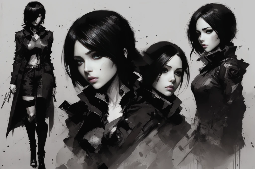 (style of ashley wood), female