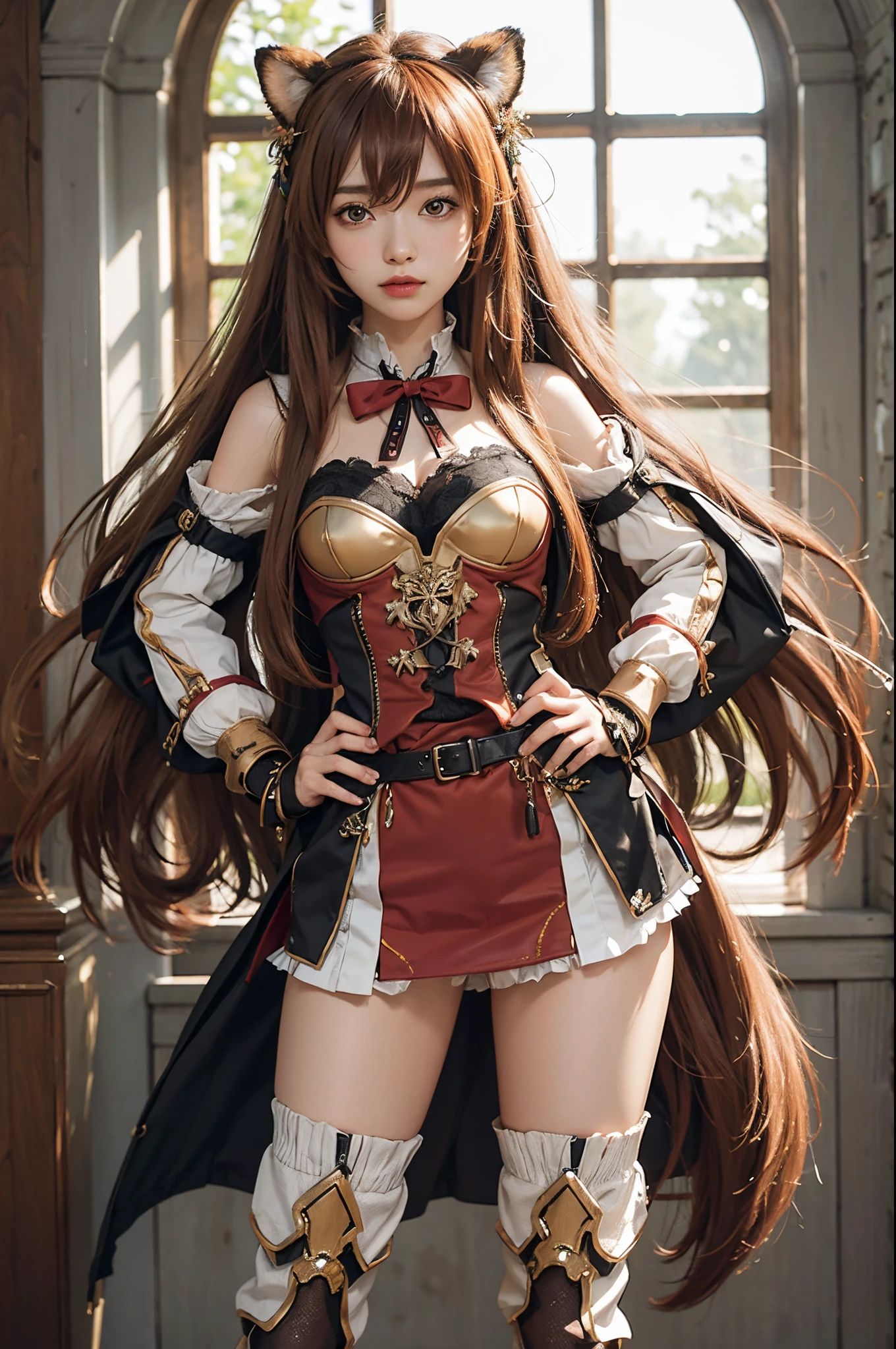Realistic, raphtalia, ultra detail, high quality, masterpiece
