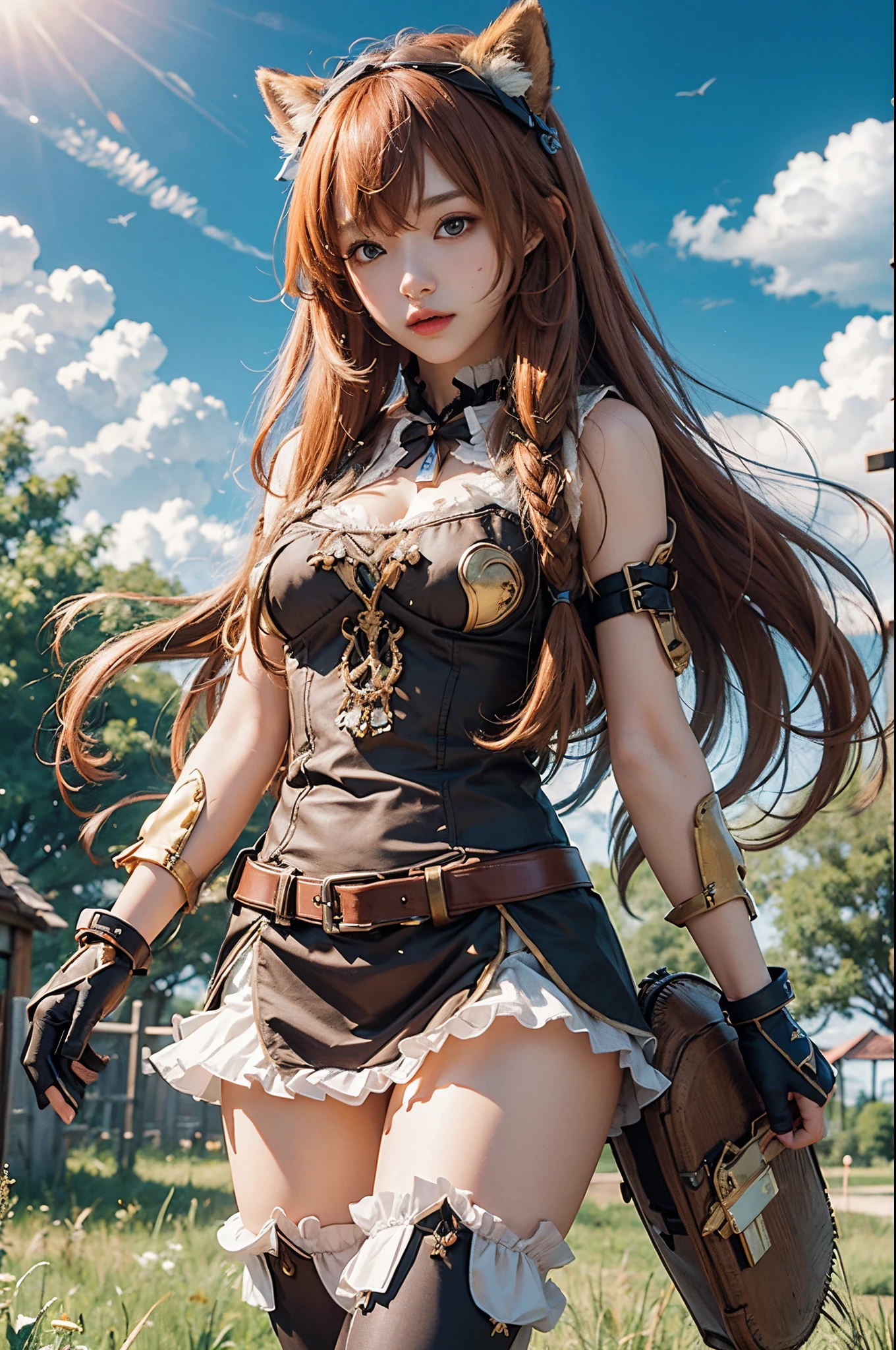 Realistic, raphtalia, ultra detail, high quality, masterpiece