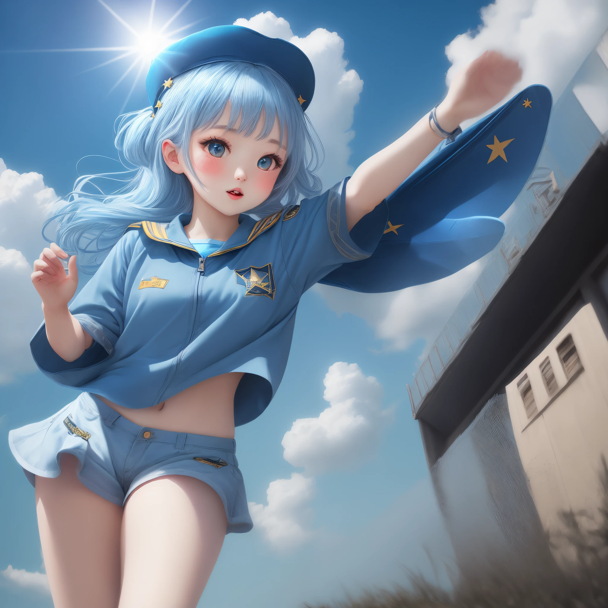 (table top, highest quality, super detailed, 8k, wallpaper, realistic), ((perfect hands)), ((perfect anatomy)), moderate cleavage, ((Attractive anime 1 girl)), ((rei ayanami)), ((Capture her fantastic beauty with white skin, The dense indigo short hair is impressive.)),clean small surfaces、smile gently、look at the audience、 ((bright red eyes)), ((She is wearing her signature white plug suit, Slim and fit, Comes with a subtle blue accent shot, from below)), ((dynamic background)), ((sensual pose)),sit on the stairs、Kamimei、(((spread your legs:1.5)))、((swimsuit))、((embarrassed look))、((full moon))、((Photo from below))、(((boots)))、((short hair))、((F cup breasts))、Clothes are sheer、((spread your legs))、、open your mouth, cum on tongue, cum in mouth, tongue, tongue out, short hair, blush, smile, Ahegao