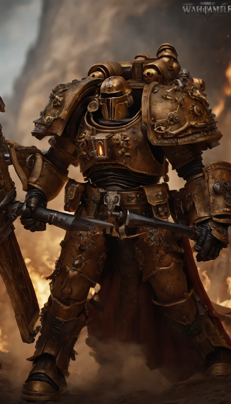 Warhammer 40K Krieg Warband,Surreal art,Ultra-detailed details,full body shot shot