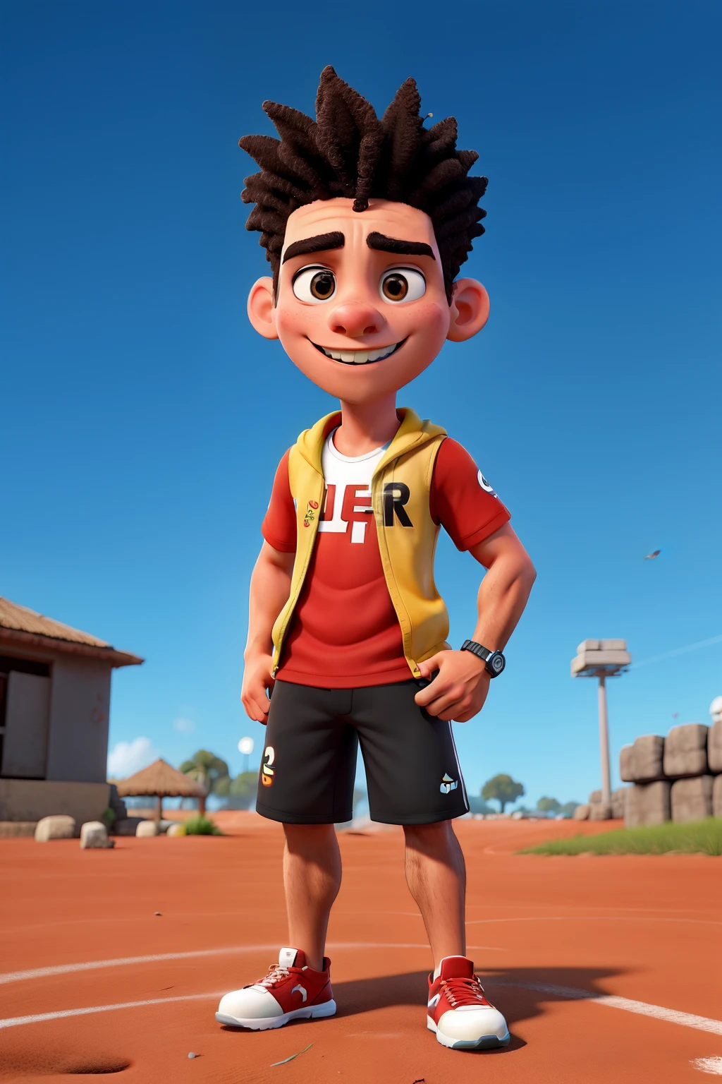 Um jogador de games com o tema sendo bralwrala