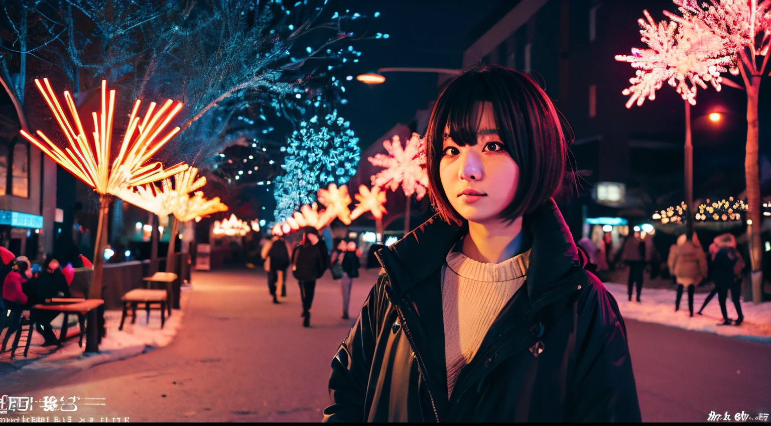 Anime style、Winters、yuki、illuminations