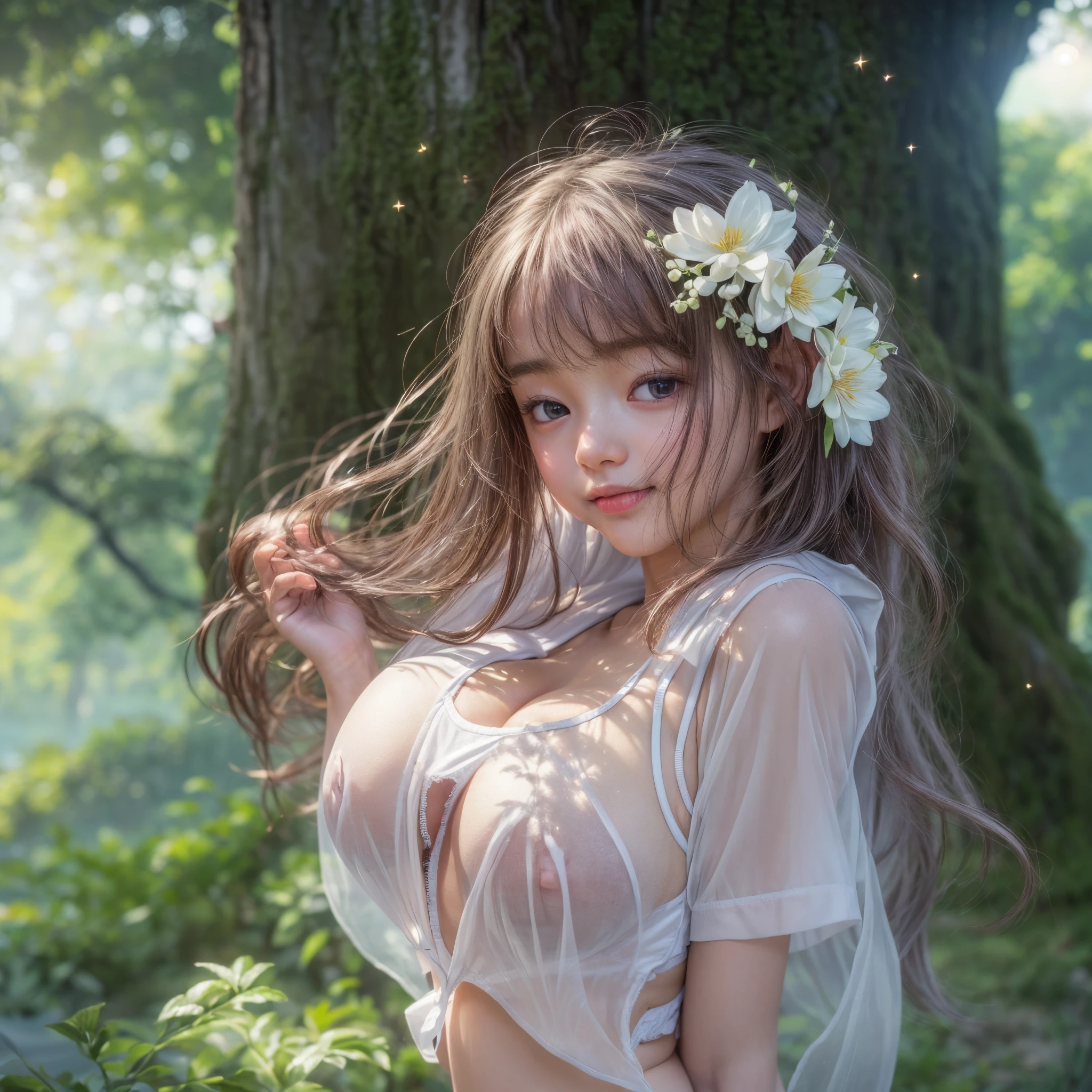 ((David Hamilton:1.37, White and vivid colors))、(Tiny Oppai- Twins:1.37)、{(Dynamic-angle)|(from side)|(from back)|(from below:1.2)}、{(((Kissing face to face)))|(Standing Full Body:1.2)|Wide Shot}、{(Floating hair:1.2)|(Strong wind)|(Ass focus)}、8K best quality、((Masterpiece:1.2、Photo-realistic:1.4)), { kodachrome | realistic | photorealistic | RAW }、((Detailed KAWAII Face、Detailed glistening ivory skin))、Extremely Detailed、Smooth shading、{Zoom Layer|clear focused}、Soft Lighting with many Follow lights、{Childish|Gigantic Cleavage:1.37}、((school uniform with white tiny panties:1.37))、{Flowers|Flower wreath|ssmile|perplexed|seductiv|Different types of hair colors}、{(Light Particles:1.2)|(Lens Flare)|(Luminescent Particles:0.6)}、{Forest Lakeside|Lakeside Cottage|Before dawn|magic hour|morning glow|foggy}、{ Whole Body proportions and all limbs are anatomically accurate | ((no extra limbs)) } .