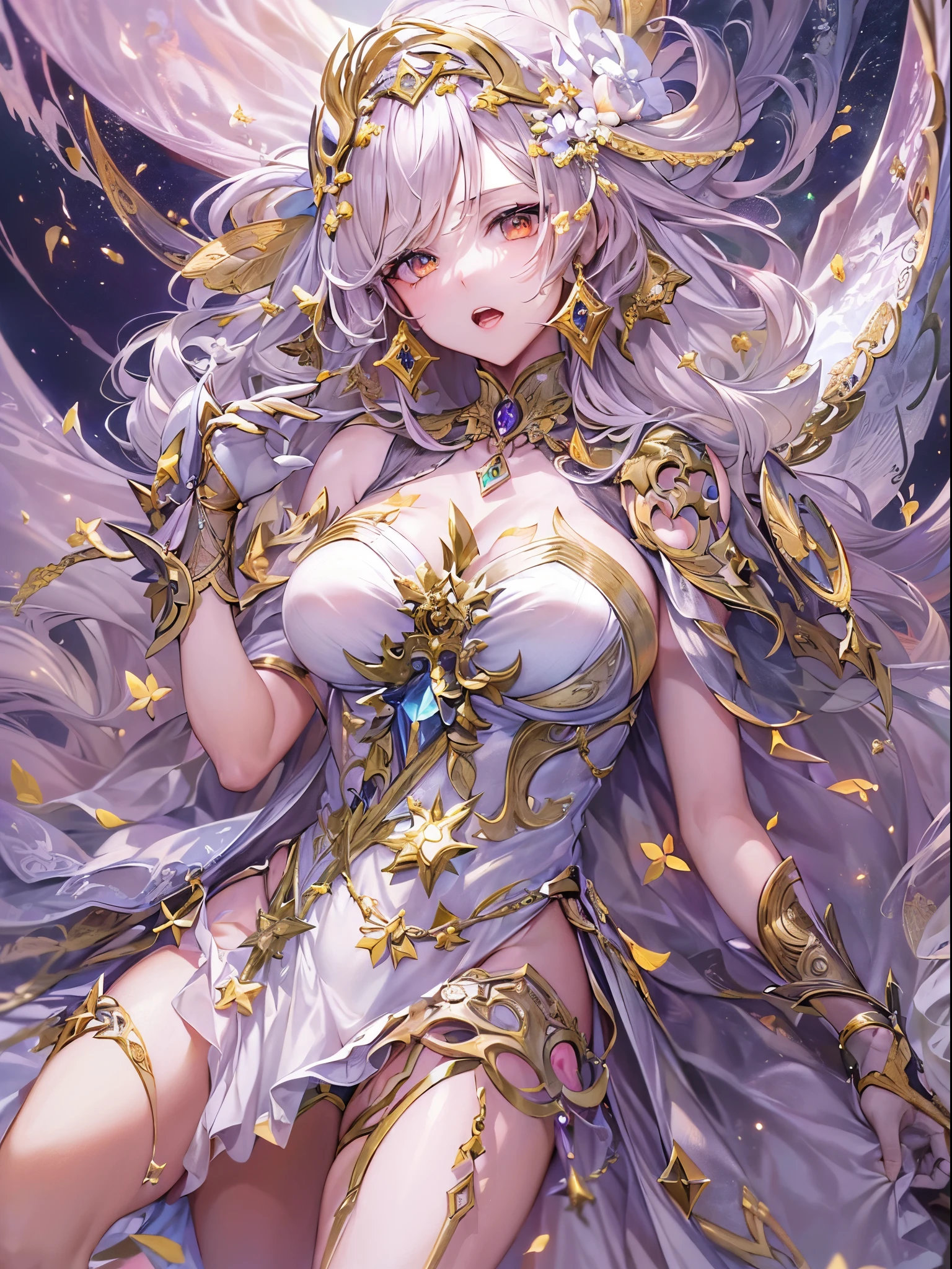 ((Finest quality)),(超A high resolution),(ultra-detailliert),(Meticulous portrayal),((Best Anime)),(Finest works of art),Ultra-Precision Art,The art of astounding depiction,Overwhelming descriptive power:1.5, (One Goddess:1.5),(((asymmetrical fashion),asymmetrical fashion:.5,release of light:1.3,explosive,Challenging,showy