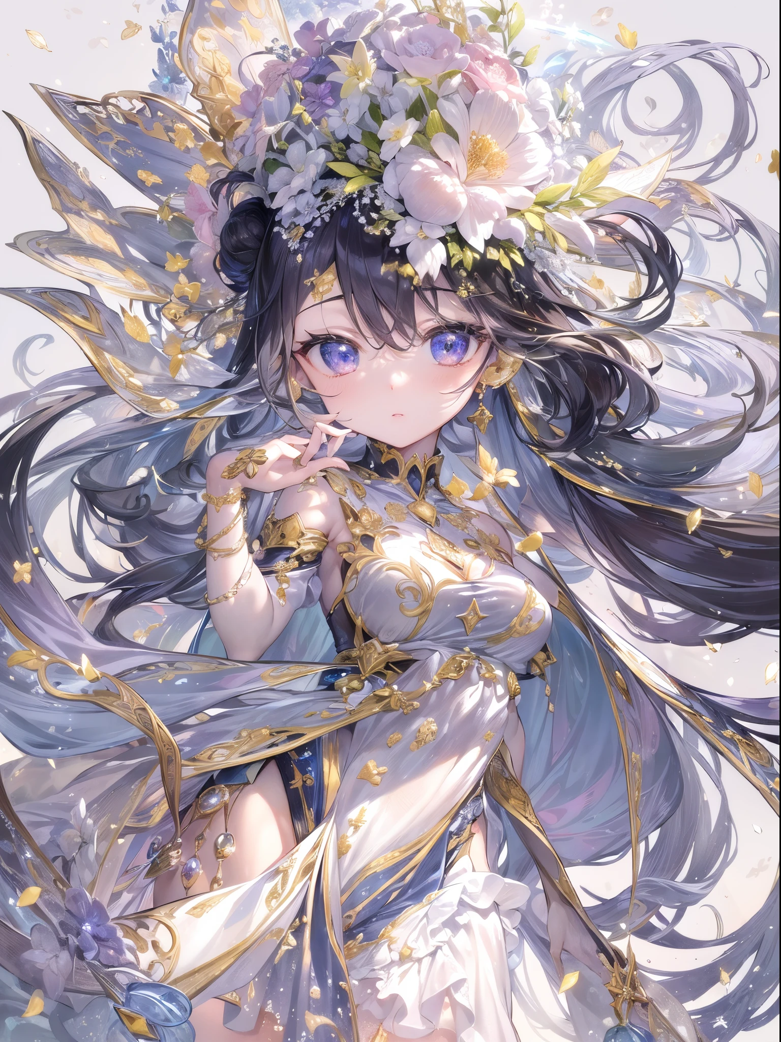 ((Finest quality)),(超A high resolution),(ultra-detailliert),(Meticulous portrayal),((Best Anime)),(Finest works of art),Ultra-Precision Art,The art of astounding depiction,Overwhelming descriptive power:1.5, (One Goddess:1.5),(((asymmetrical fashion),asymmetrical fashion:.5,release of light:1.3,explosive,Challenging,showy