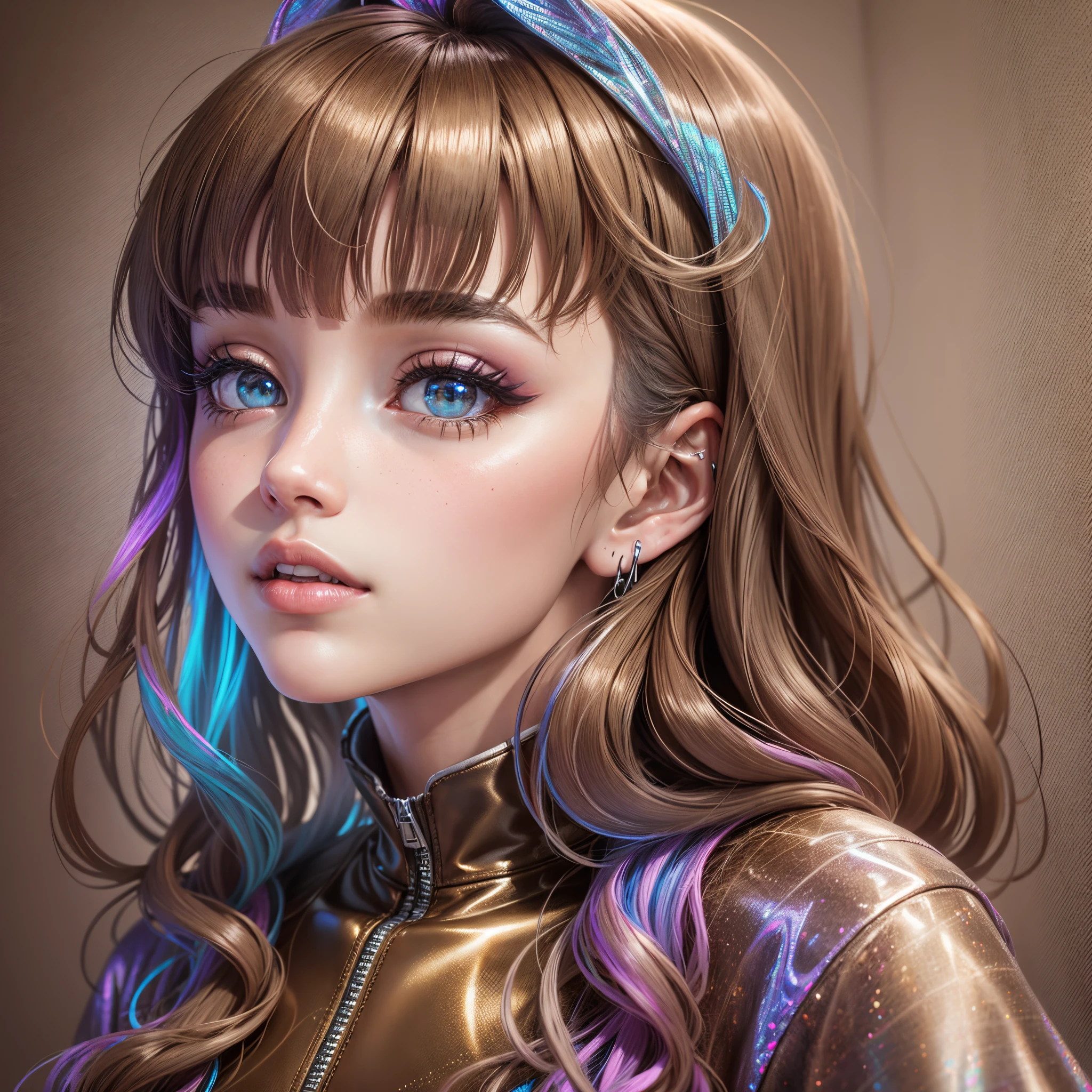 holographic brown texture --auto --s2