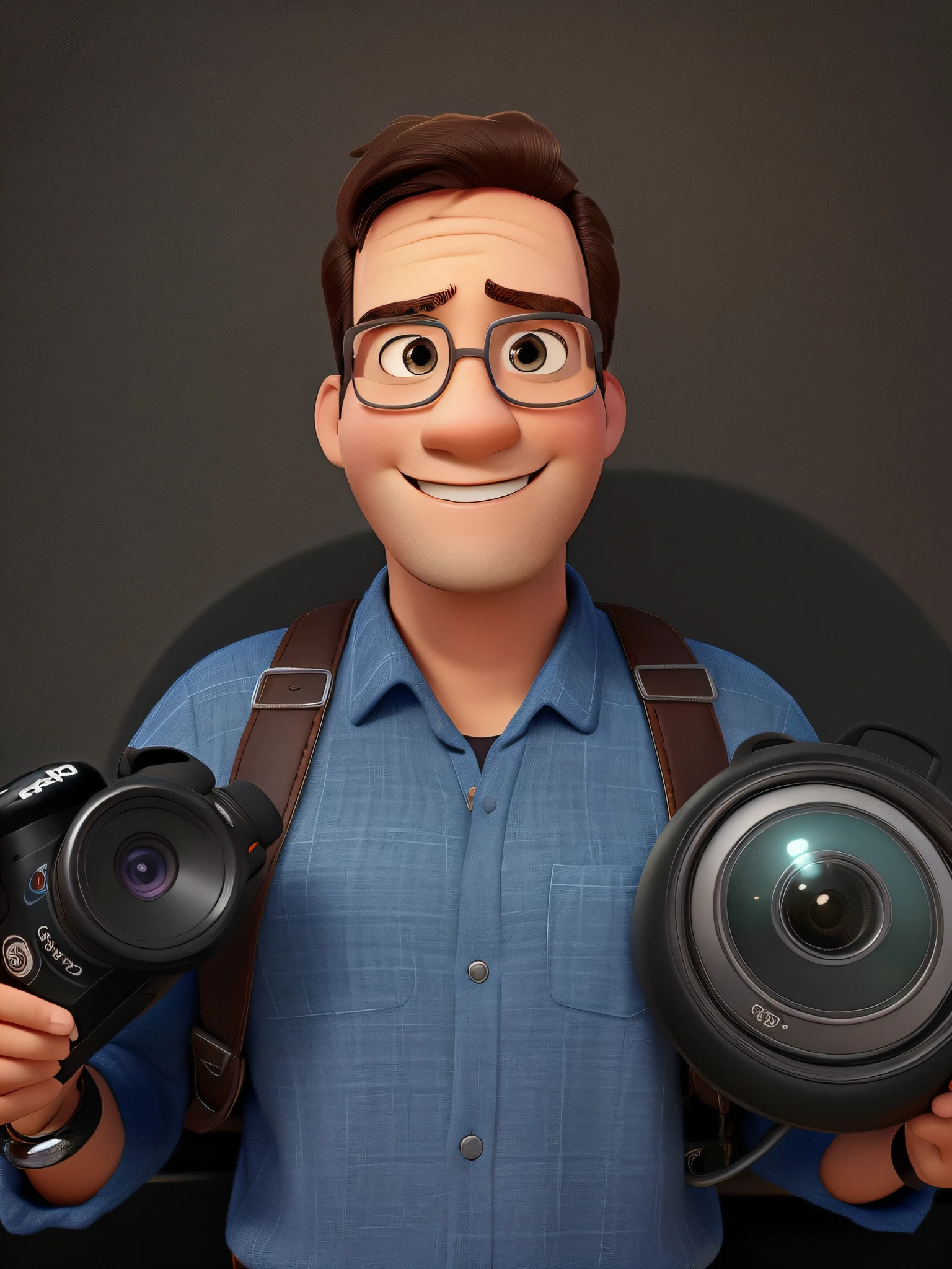 Um homem estilo disney pixar alta qualidade