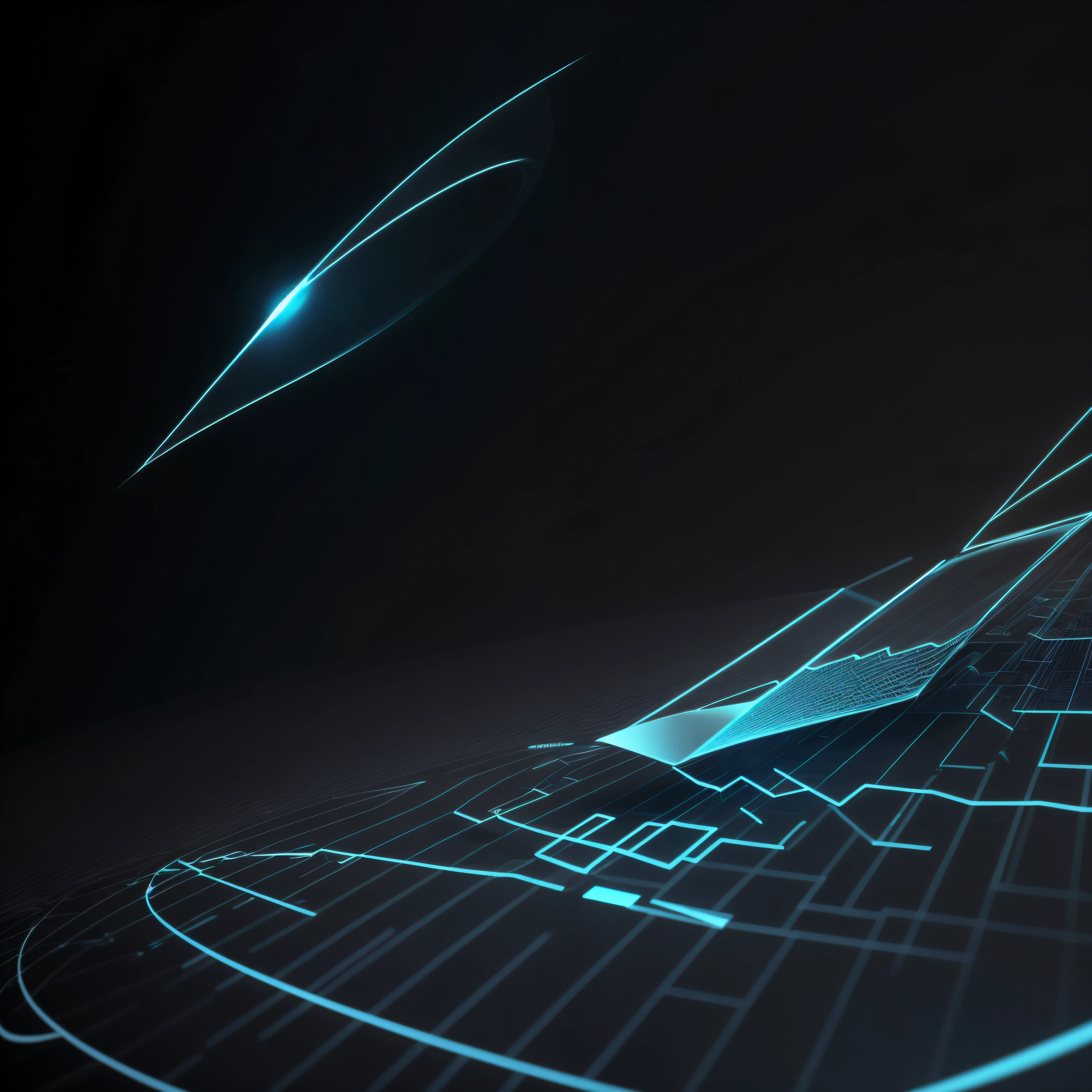 Engaging 3D visualization featuring stunning graphs、glinting