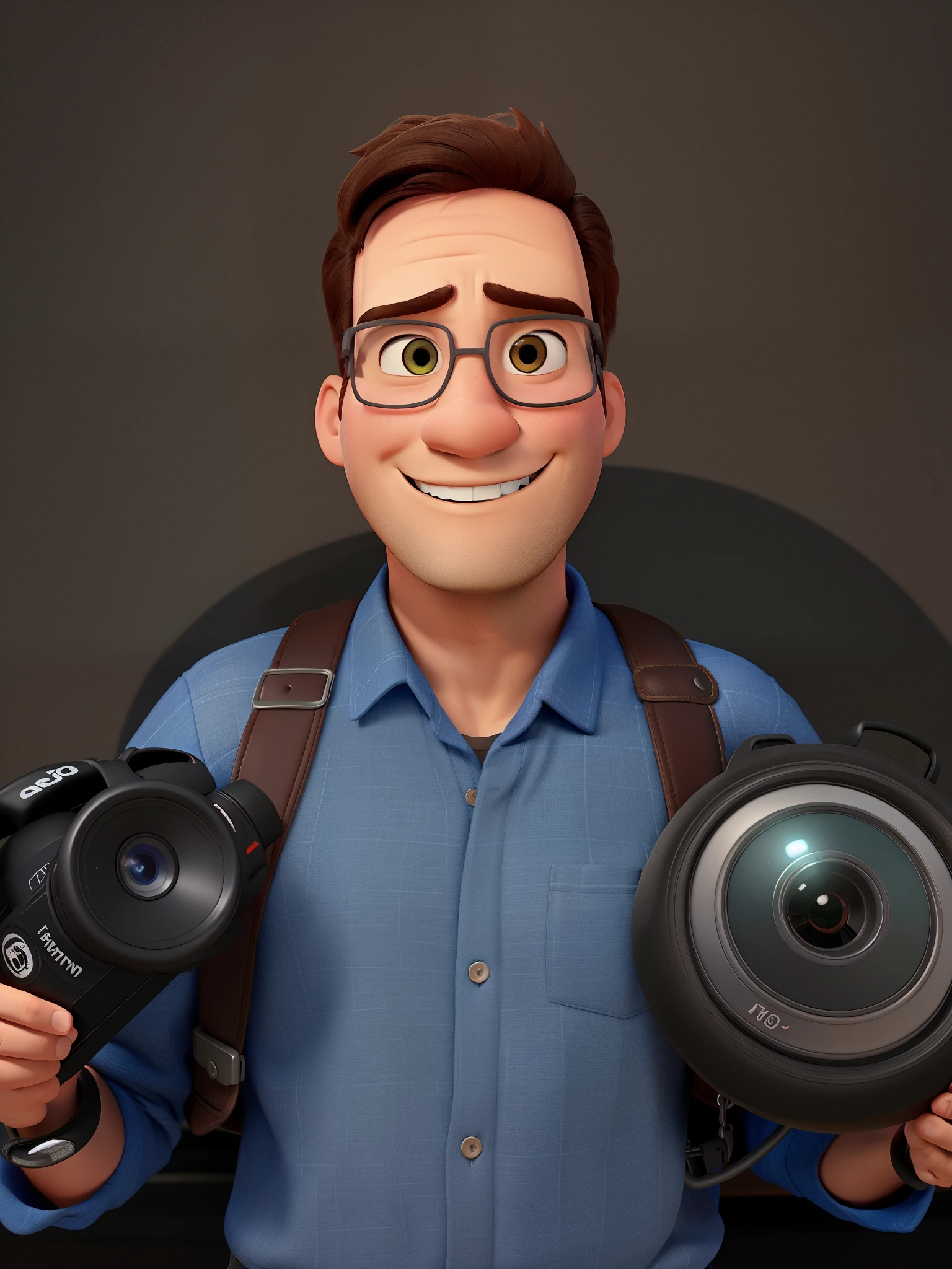 Um homem estilo disney pixar alta qualidade
