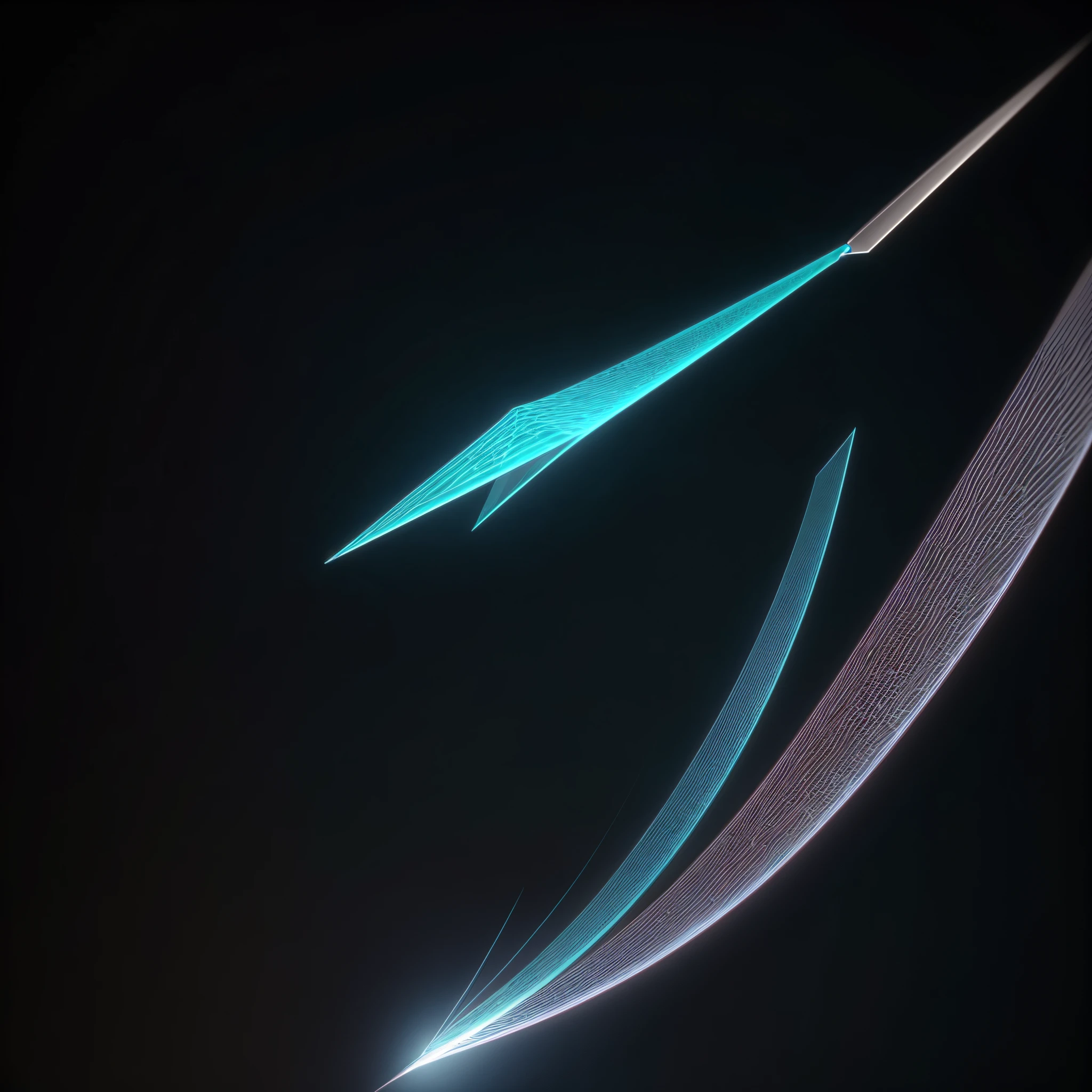 Engaging 3D visualization featuring stunning graphs、glinting