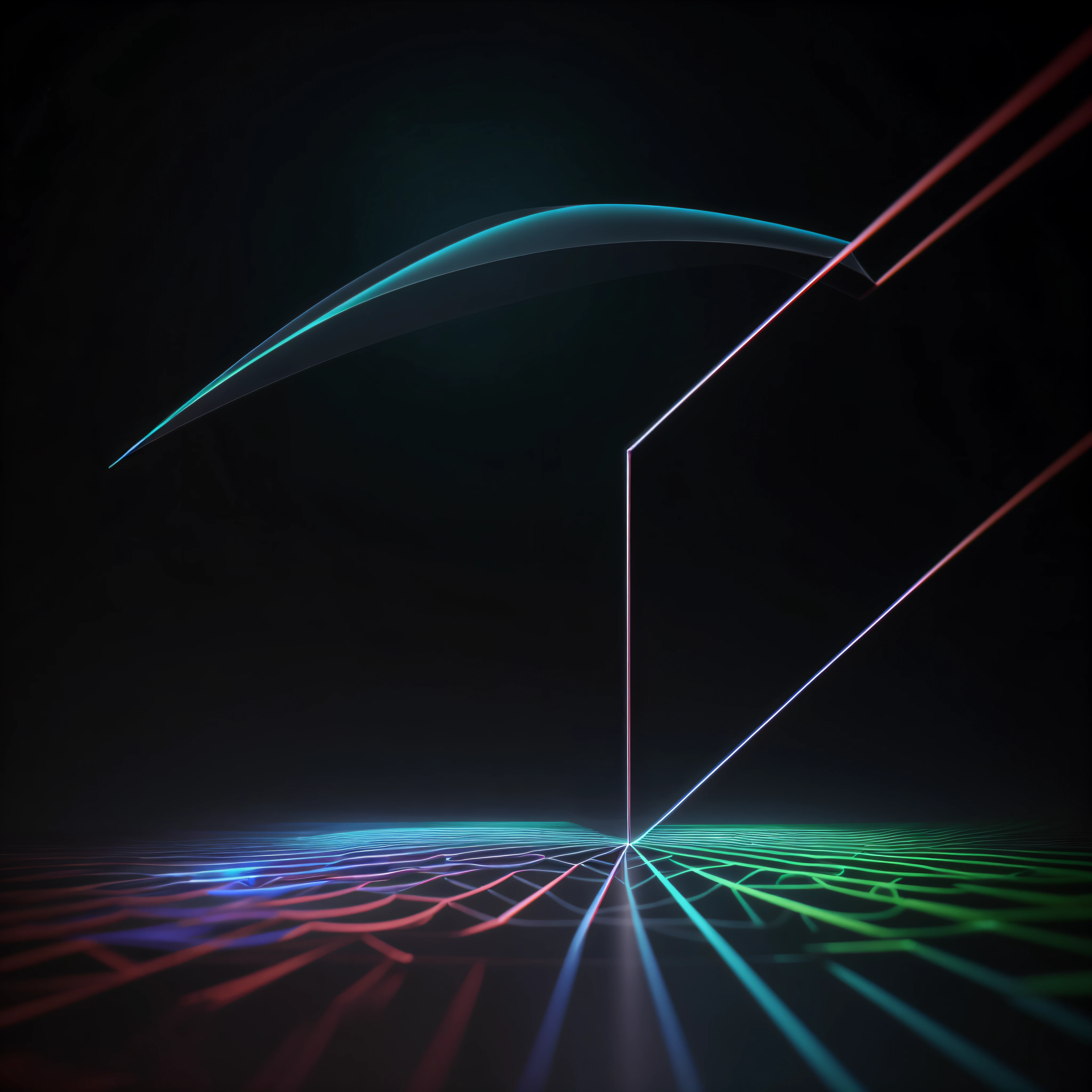 Engaging 3D visualization featuring stunning graphs、glinting