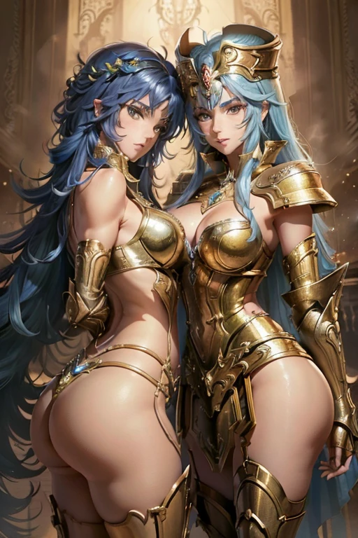 (8k, melhor qualidade, obra prima:1.2) uma garota muito sexy em Saint Seiya Gemini, lingerie type armor Twins, lindas garota seios grandes, cintura fina, coxas charmosas corpo inteiro e cauda grande Olhos e rosto azuis extremamente detalhados,Belos olhos detalhados ultra 4k, campo de batalha,