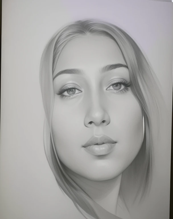 desenho de uma mulher com cabelo comprido , inspirado em Sudip Roy, inspirado em Bikash Bhattacharjee, self - retrato!!!!, realistic sketch, a pencil sketch, retrato!!!!!!, caricatura!!!, fine art sketch, Face sketch, artist sketch, Directed by: Rajesh Soni, potrait de um rosto feminino, professional sketch, Directed by: Bikash Bhattacharjee