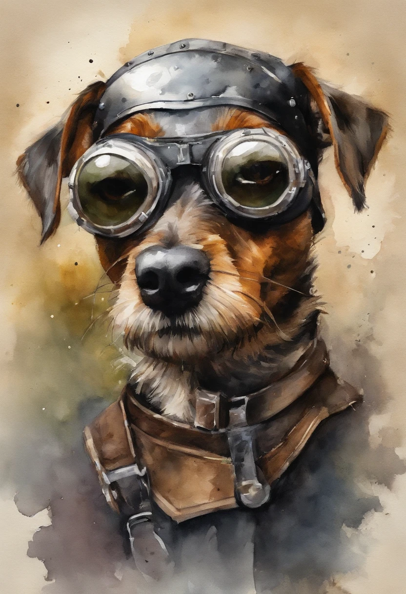Polly of the highest quality, Dramatische Beleuchtung, bedrohliche Pose, grimmiger Blick, Epic atmosphere, (((Helm in Form eines dackel terrier kopfes))), (((full-body shot))),Metal dachshund terrier mix, Cyborgs, Cyberpunk-Stil, Uhrwerk, ((Komplizierte Details)), NFFSW, ((Komplizierte Details, HyperDetails)), lightbulbs, Filmische Aufnahme, Vignette, Bokeh-Effekt Beckground, (Hunde), (full-body shot).