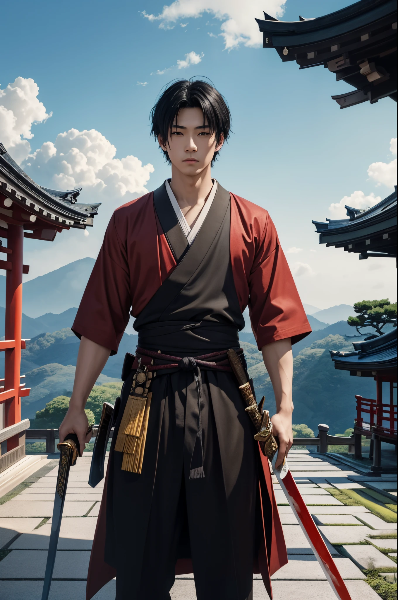 illutst　180 80 Japan　Adults　male people　wild　musculine　spear --auto