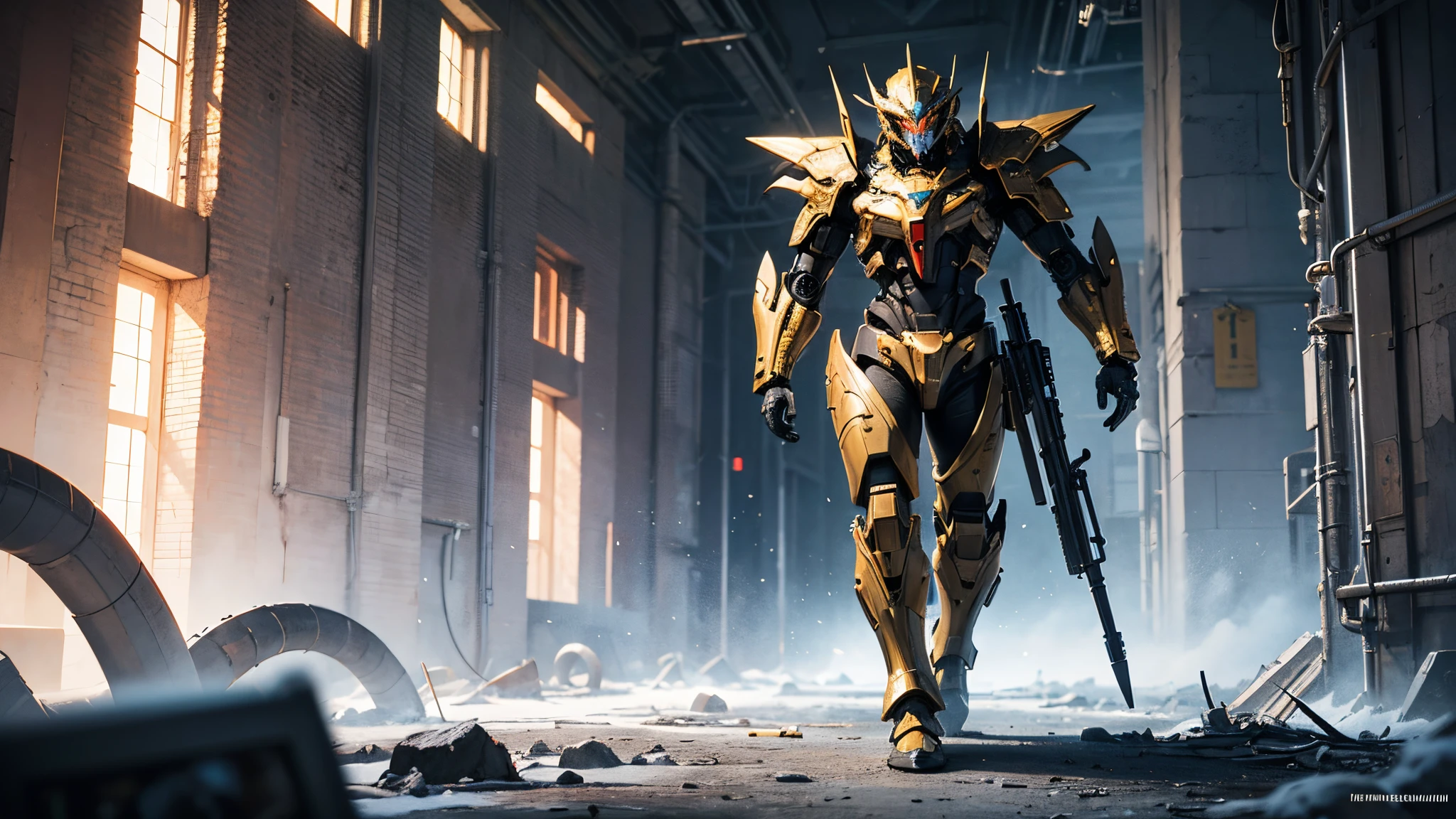 Full body shot,1girl, cute Korean+Chinese girl, slender, gold scifi mech suit, intricate detail, Snow Mountain, Japna Gundam, full body image, Walking, unreal Engine, DOF, Super-Resolution, Megapixel, Cinematic Lightning, Anti-Aliasing, FKAA, TXAA, RTX, SSAO, Post Processing, Post Production, Tone Mapping, CGI, VFX, SFX, Insanely detailed and intricate, Hyper maximalist, Volumetric, ultra photorealultra-detailed intricate details, Super detailed, Full color Volumetric lightning, Realistic, Hyper realistic, Photorealistic, Unreal Engine, 8K --ar 16:9 --niji 5