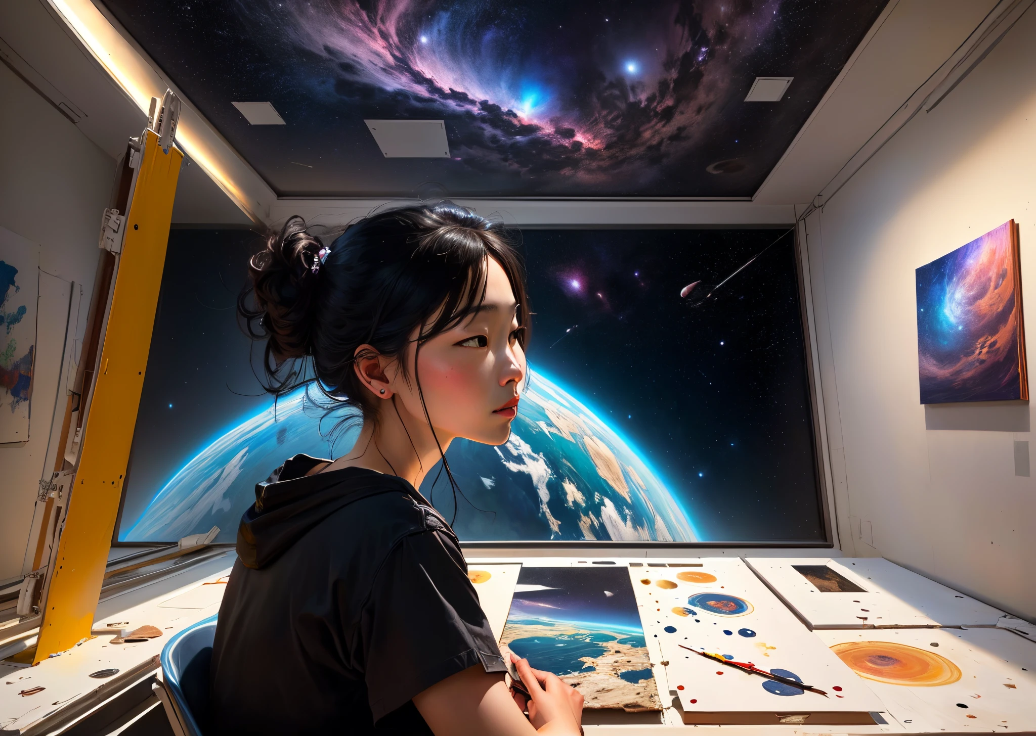Artist Luo Xiaodong,artworks,the space,