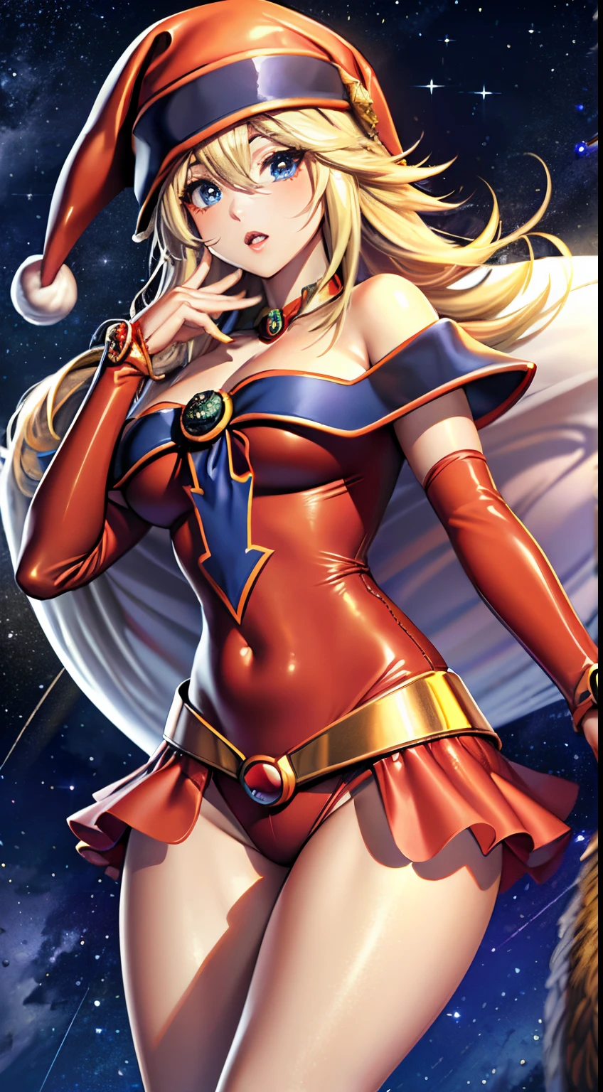 official art, masterpiece, sharp focueautiful gorgeous cute Korean woman:1.3), (beautiful cute korean:1.3), (beautiful amd aesthetic:1.2), korean beauty, Delicate and beautiful hair and eyes and face, realistic, ultra detailed, beautiful girl, blue sky, glow white particle, (sidelighting:1.2), sun light, white cloud, detailed clouds, slender, Lovely very large breasts and very large hips,showing pink slip, (((shy and aroused, pink Star-shaped pupils wink eyes)), (((Cuteness:1.5)), scenery, long straight hair, sexy facial expression, build (Farmercape:1.7), dynamic hair, blonde long straight hair, detailed hair, streaked hair, glow pink wink eyes, sitting on rock (show wet pink pussy juice, medium Boobs), white long socks, pale skin, epic scenery, hair ornament, Princess white gloves, sexy look, ((bloodmoon:1)), ((PinkGalaxy:1.5)), masturbate:1.3, Naked:1,milk