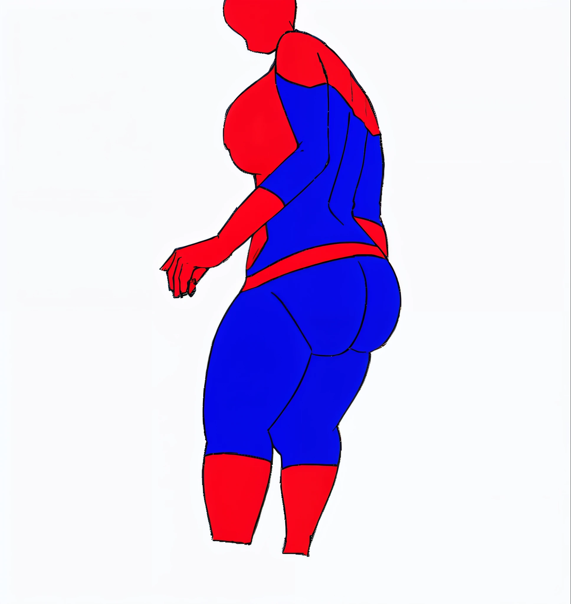 Spider-Girl red n blue bodysuit