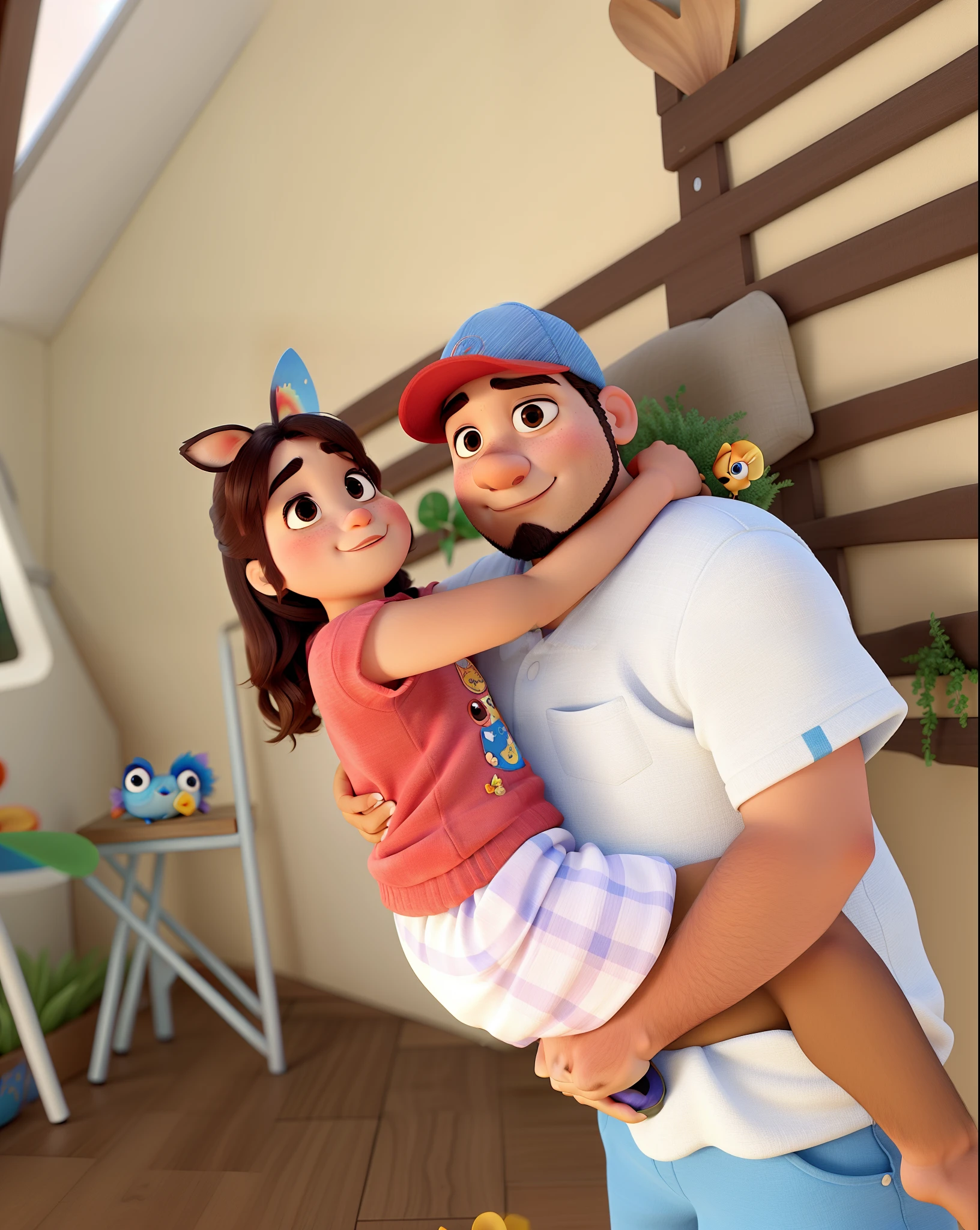 Pixar cercada por coelhos afetuosos, but heartbroken