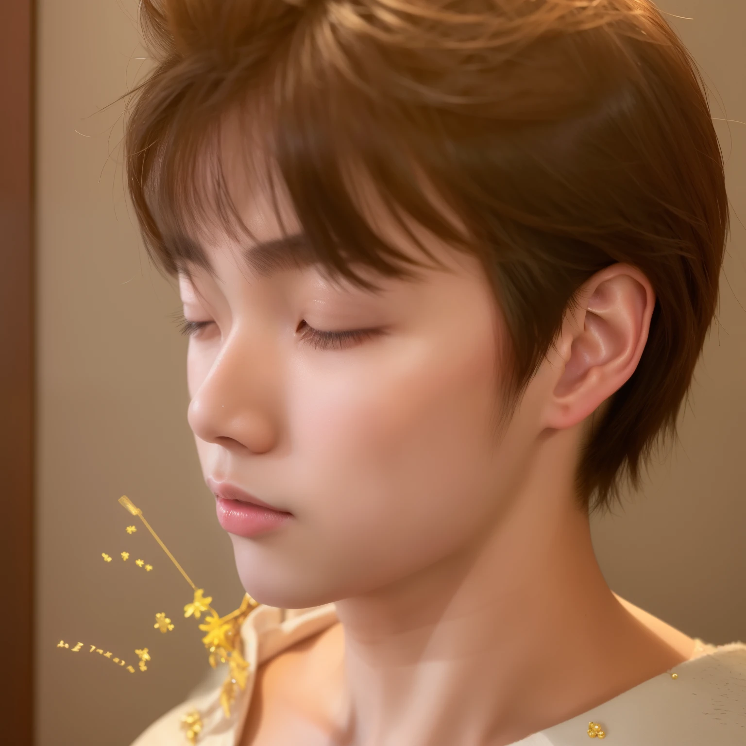 (realistic:1.2)1boy,korean boy,21-years-old, solo,crown in head,young sensual gravure idol,young pretty gravure idol,witch boy,highres,masterpiece:1.2,ultra-detailed,professional,vivid colors