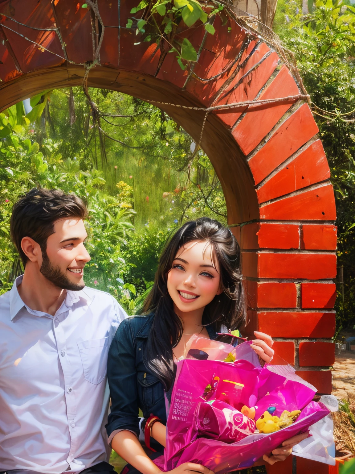 Disney pixar 3d, cute couple